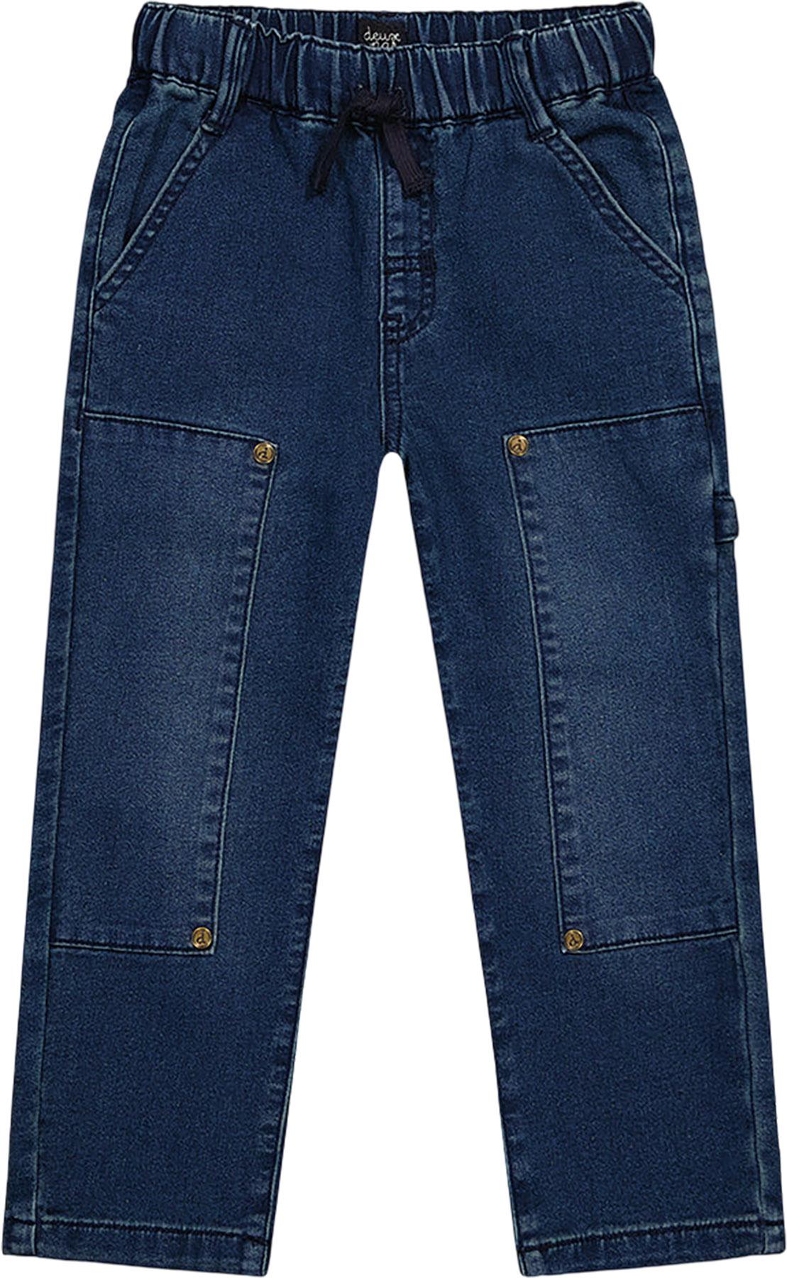 Image de produit pour Pantalon en molleton style denim - Petit Garçon