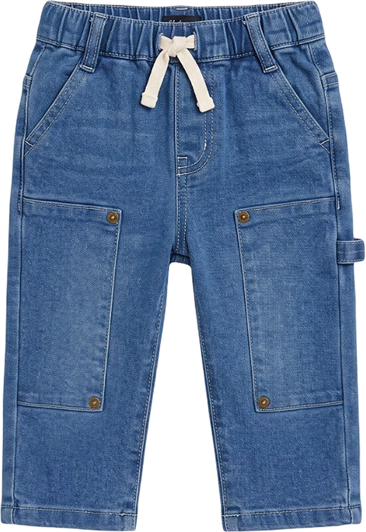 Image de produit pour Pantalon en molleton style denim - Bébé Garçon