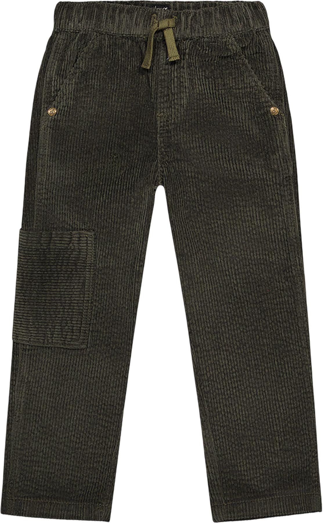 Image de produit pour Pantalon en velours côtelé extensible avec poche cargo - Grand Garçon
