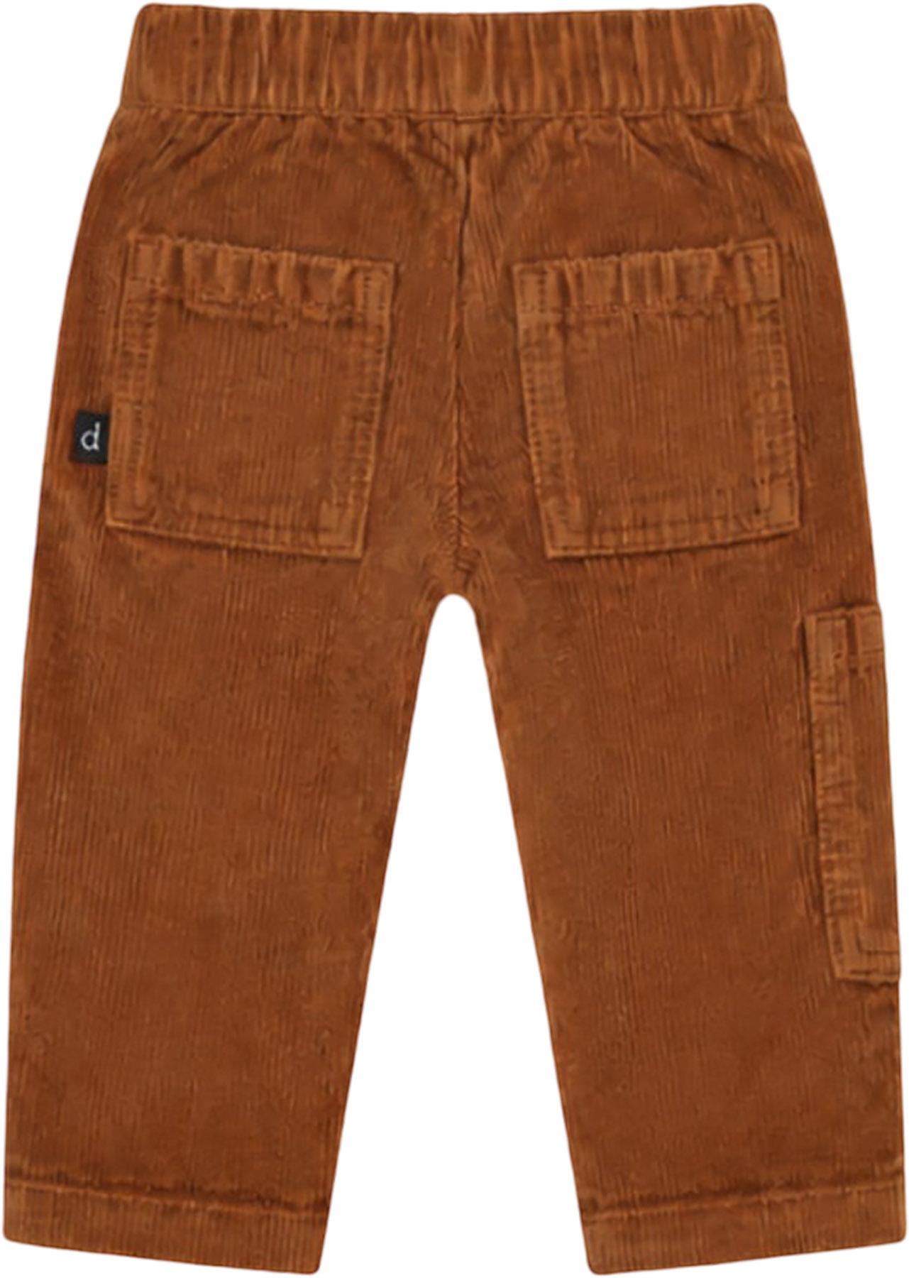 Numéro de l'image de la galerie de produits 3 pour le produit Pantalon en velours côtelé extensible avec poche cargo gris foncé - Bébé Garçon