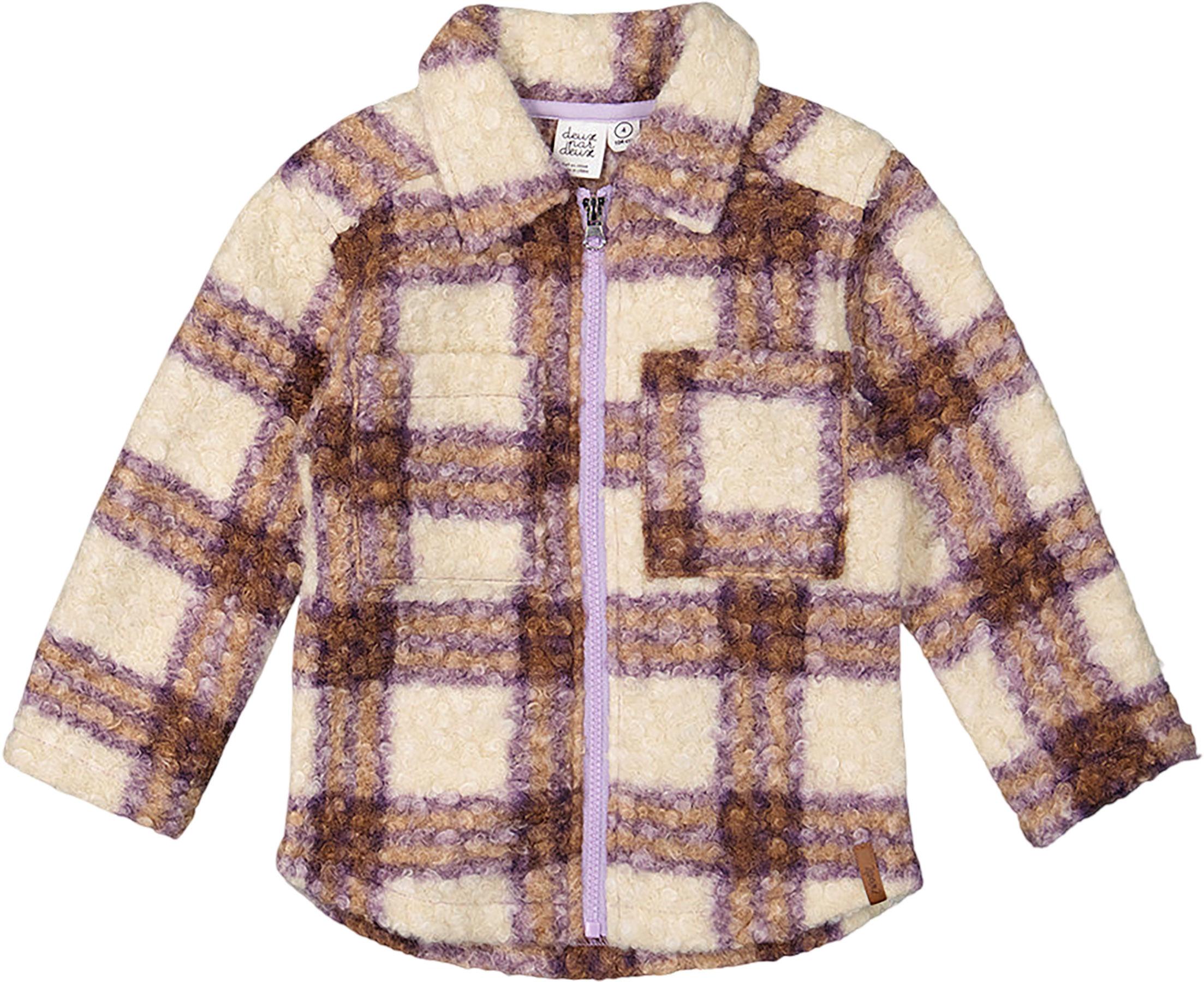 Image de produit pour Surchemise zippée en sherpa avec poches poitrine - Petite Fille