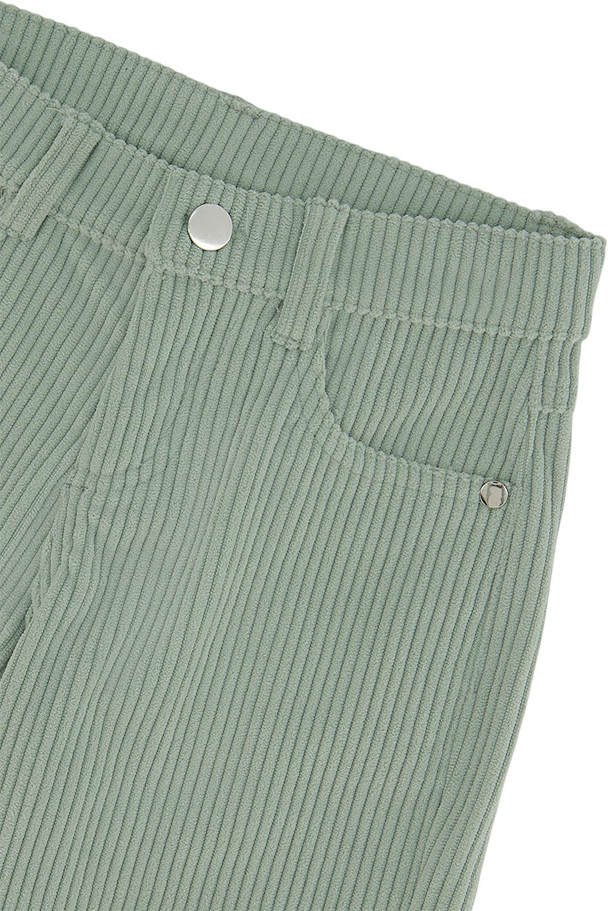 Product gallery image number 4 for product Stretch Corduroy Wide Leg Pants - Big Girl