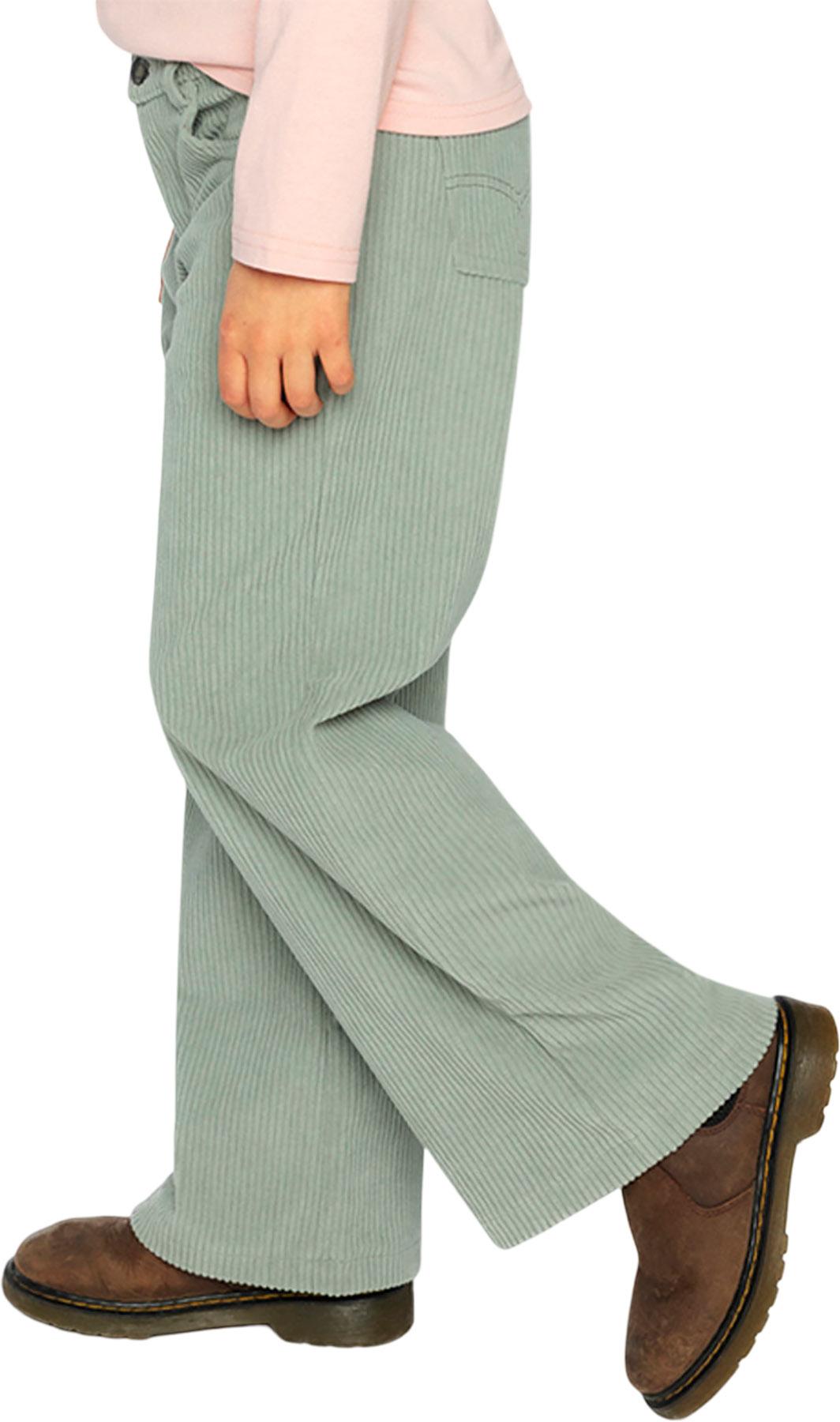 Product gallery image number 7 for product Stretch Corduroy Wide Leg Pants - Big Girl
