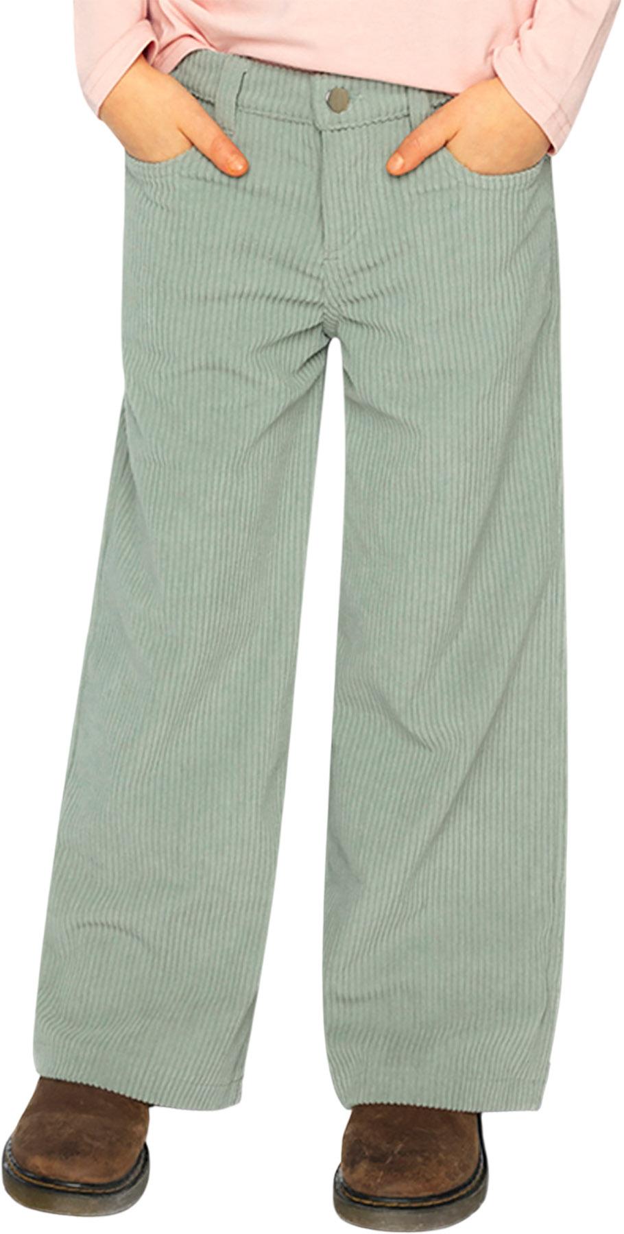 Product gallery image number 6 for product Stretch Corduroy Wide Leg Pants - Little Girl