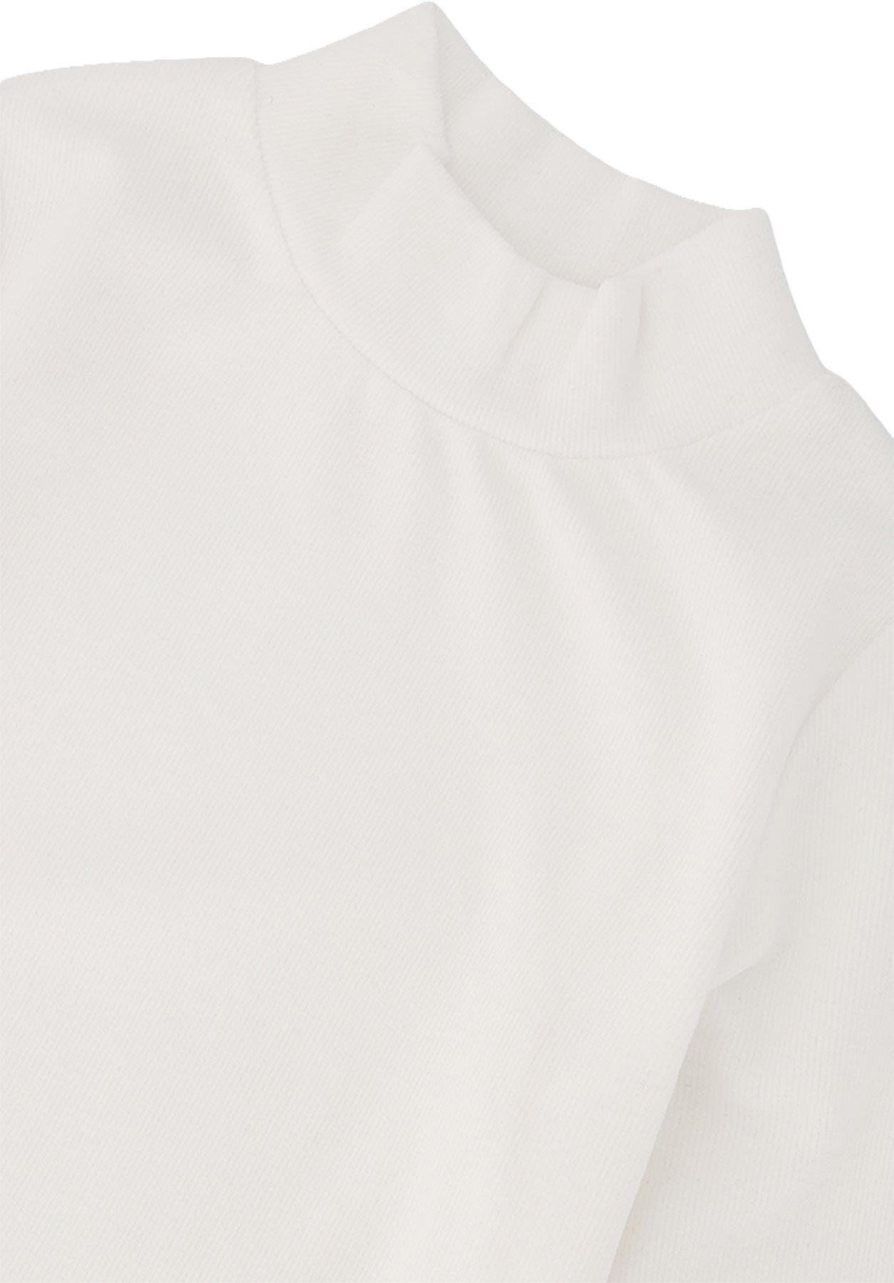 Product gallery image number 3 for product Brushed Rib Mock Neck Top - Little Girls