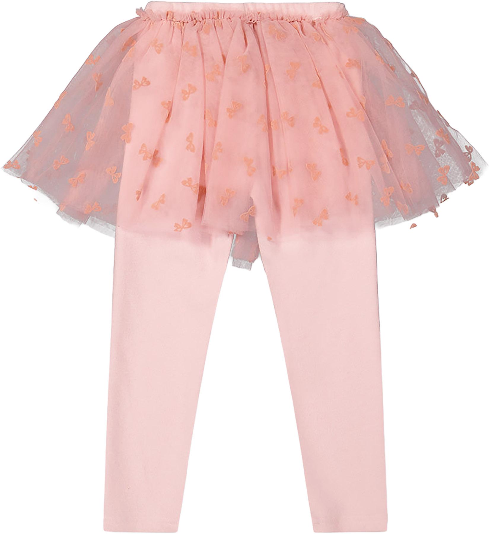 Product gallery image number 2 for product Leggings With Integrated Tulle Skirt - Little Girls