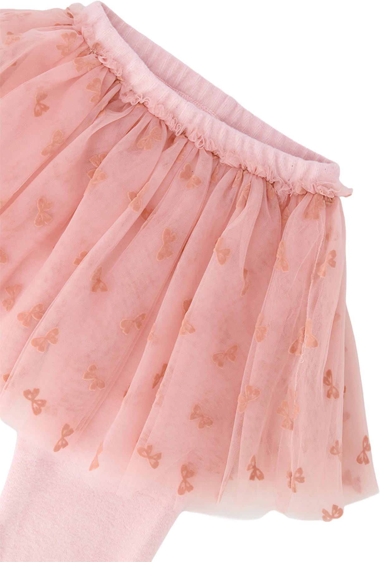 Product gallery image number 3 for product Leggings With Integrated Tulle Skirt - Little Girls