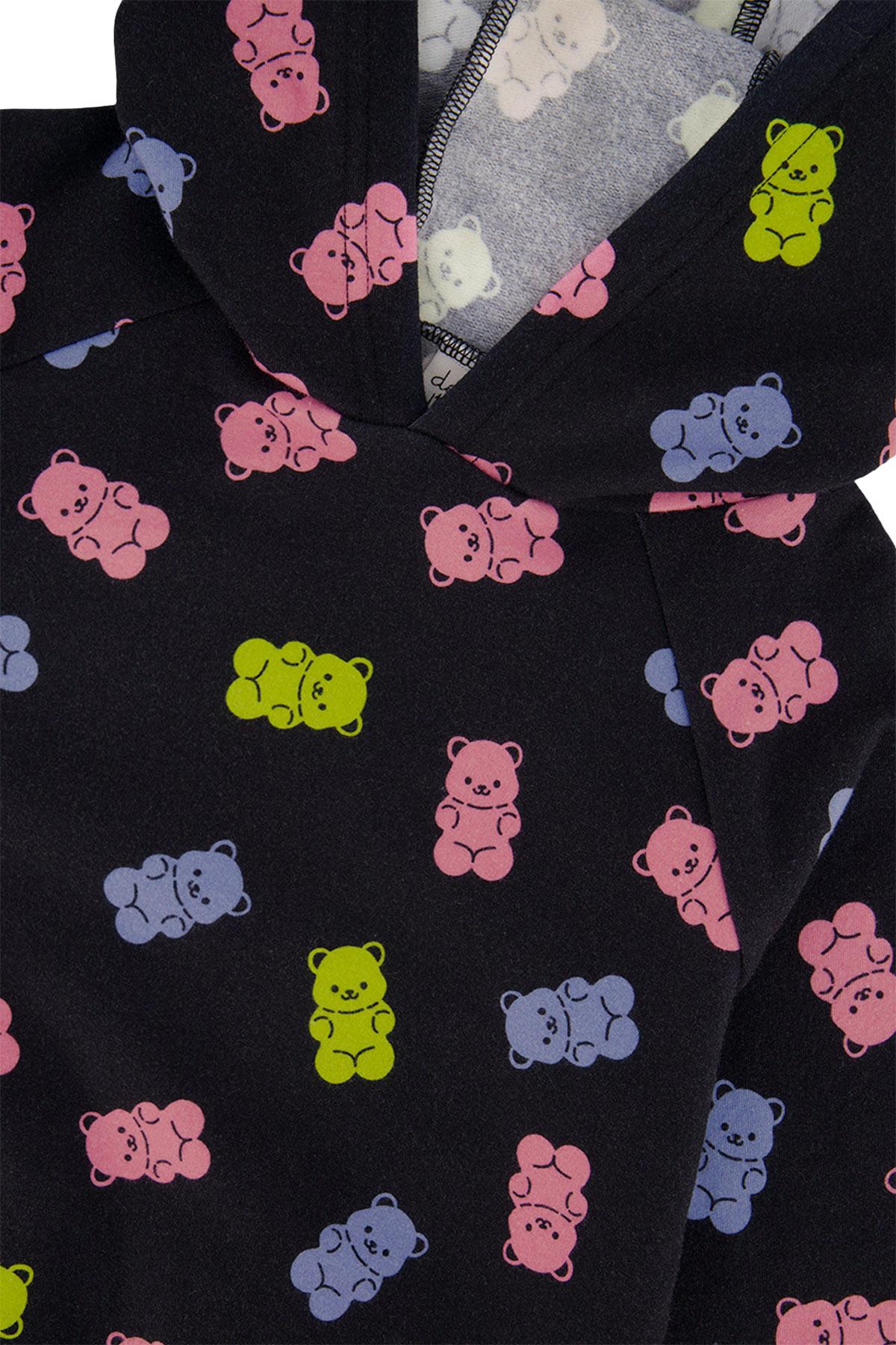 Numéro de l'image de la galerie de produits 2 pour le produit Sweat à capuchon imprimé - Petite Fille