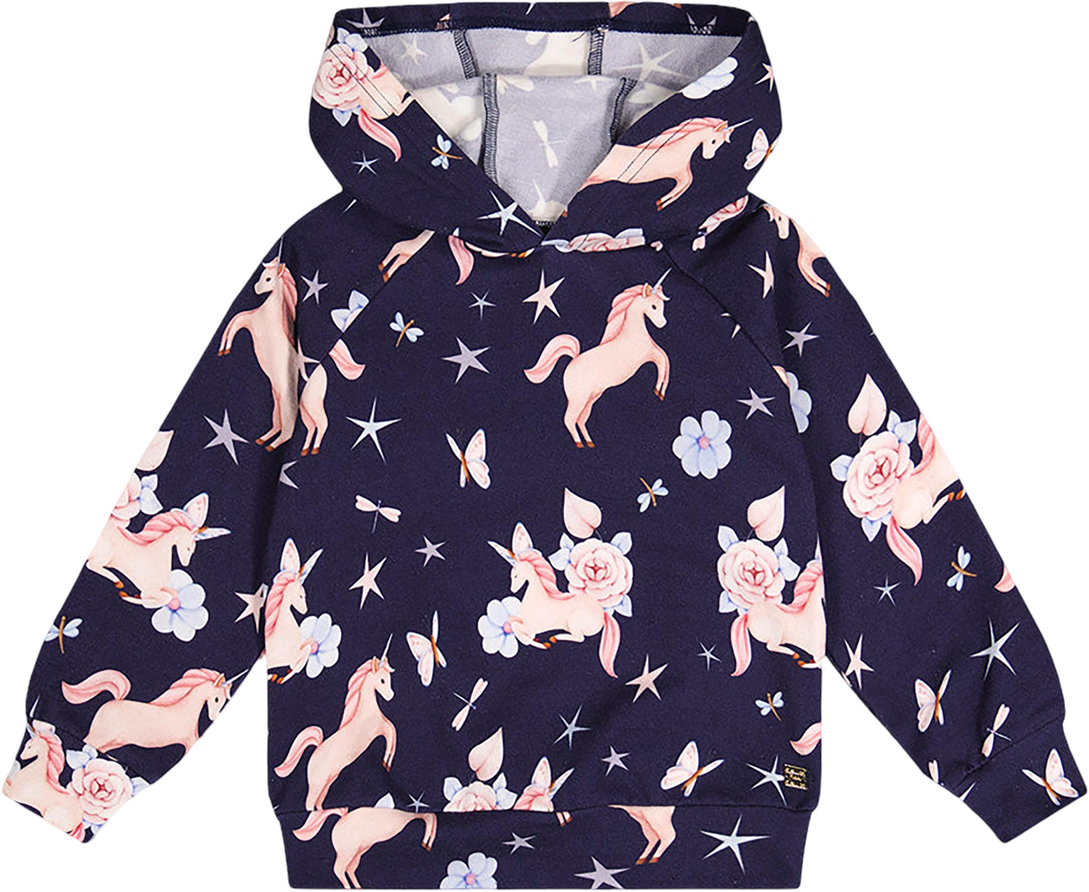 Image de produit pour Sweat à capuchon imprimé - Petite Fille
