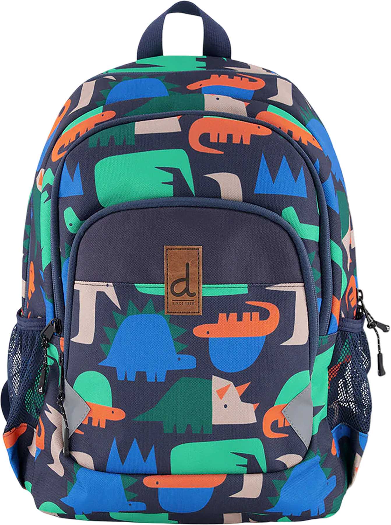 Navy Dinosaur Print