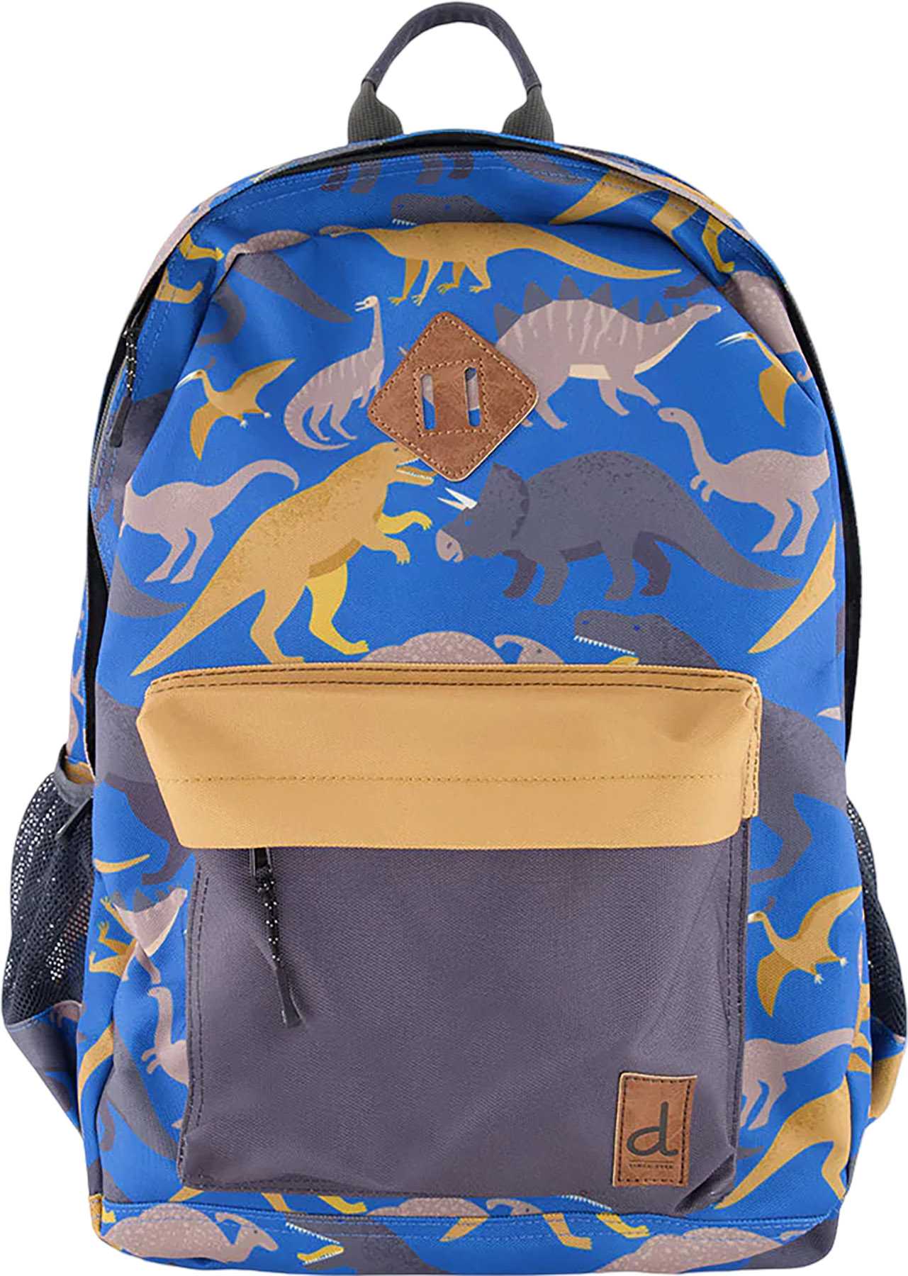 Blue Dinosaur Print