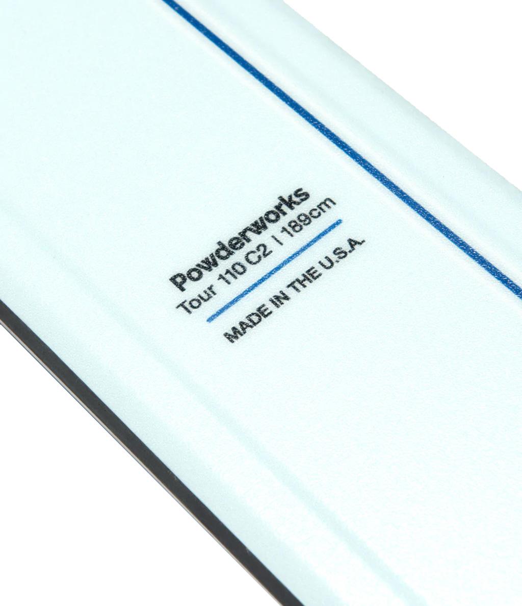 Product gallery image number 3 for product Powderworks Tour 110 C2 Ski - Unisex