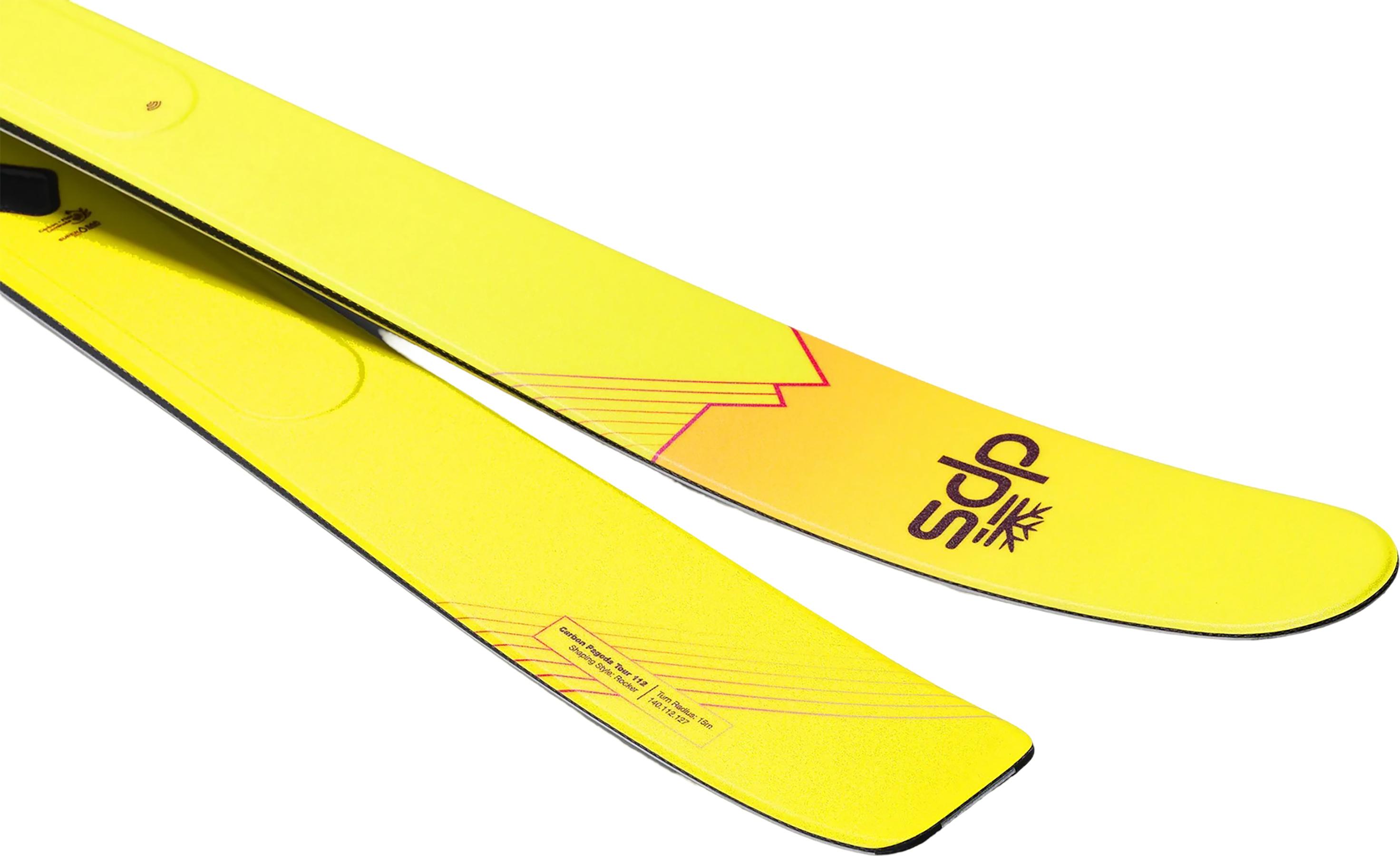 Product gallery image number 3 for product Carbon Pagoda Tour CFL 112 Skis