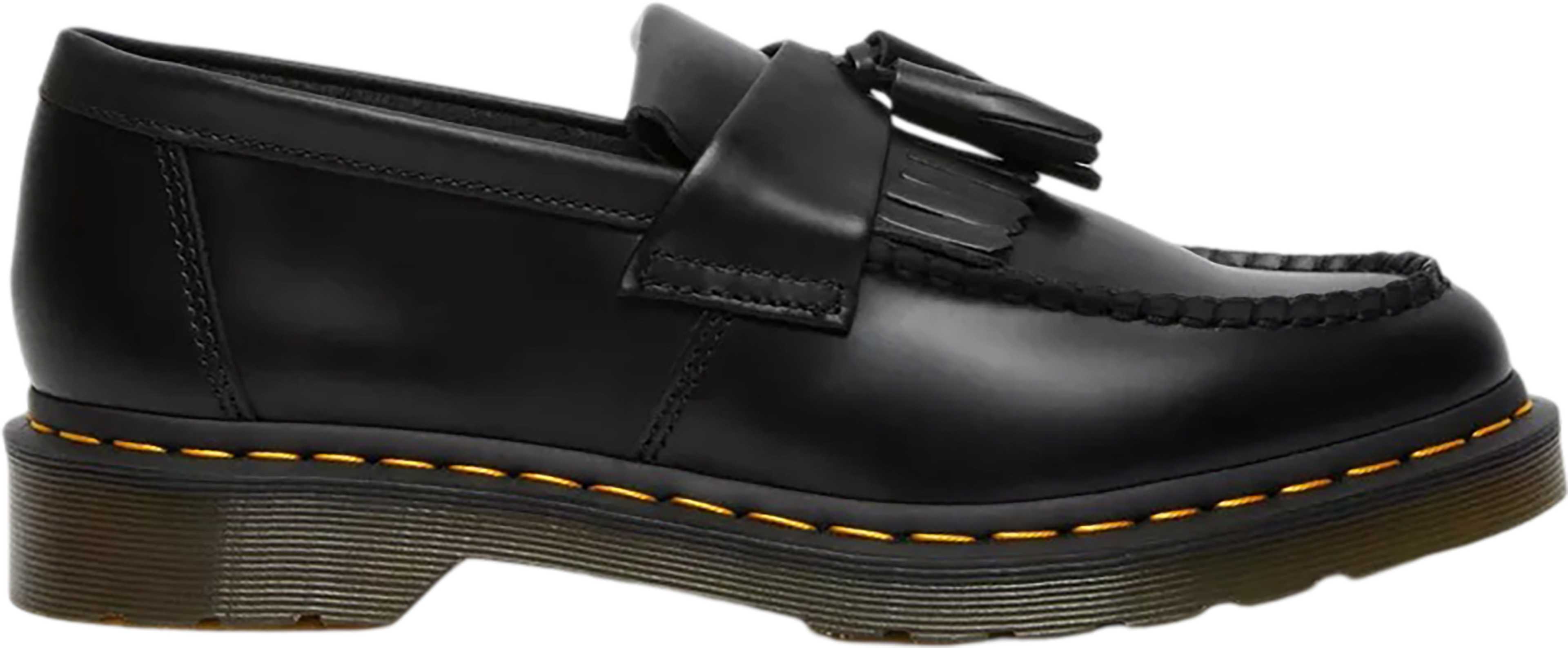 Product image for Adrian Yellow Stitch Smooth Leather Tassel Loafers - Unisex