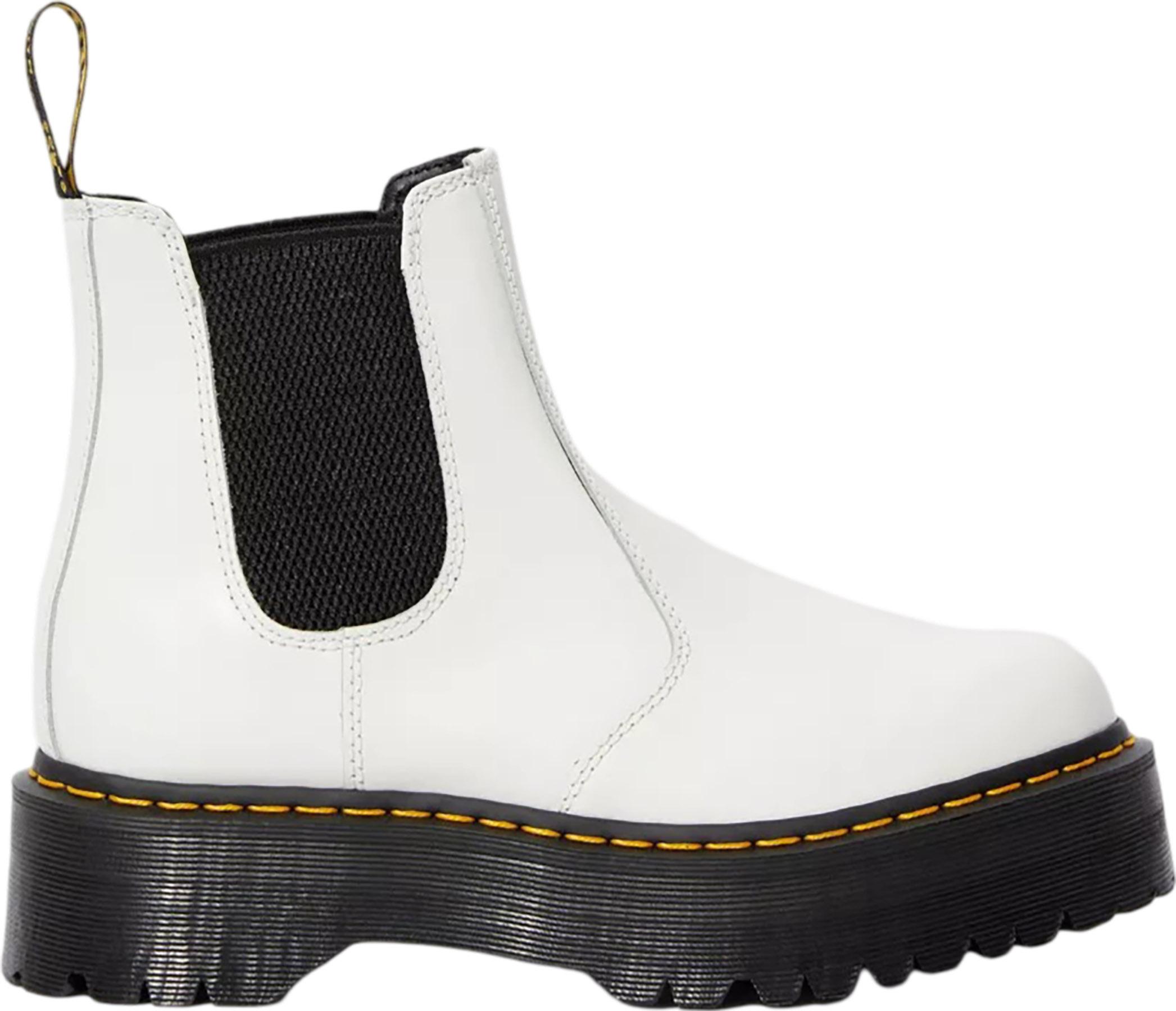 Product gallery image number 1 for product 2976 Smooth Leather Platform Chelsea Boots - Unisex
