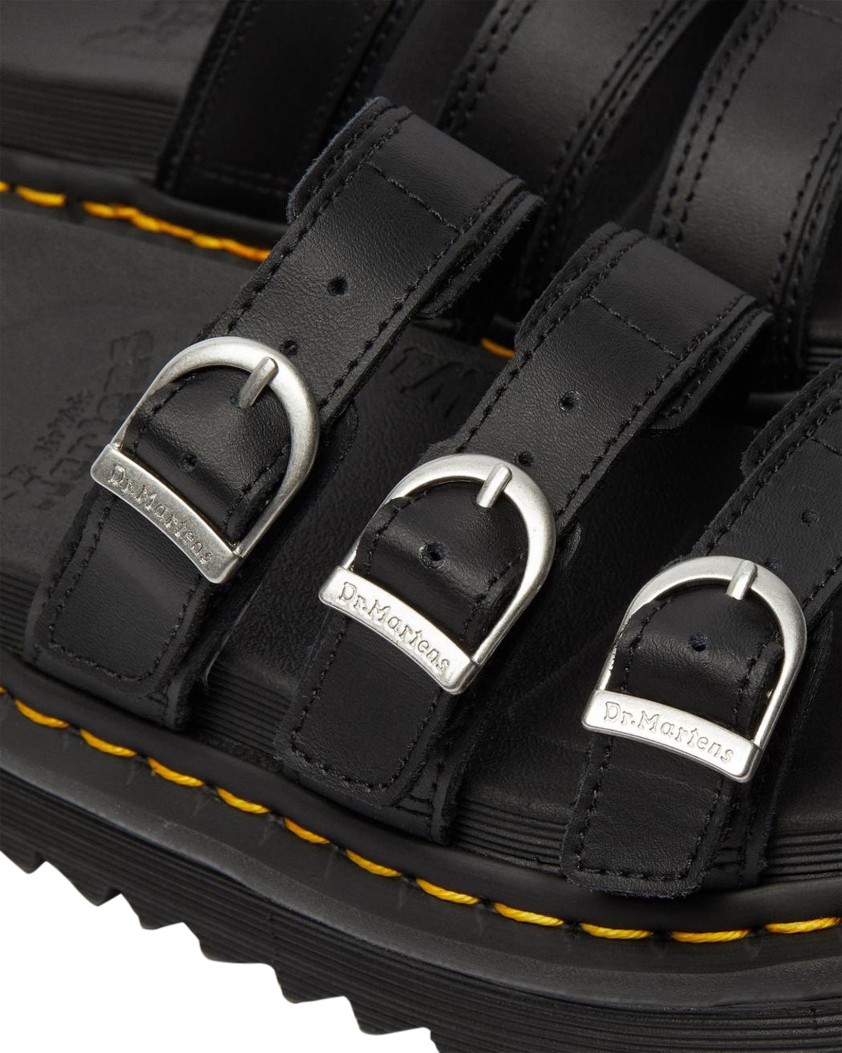 Product gallery image number 3 for product Blaire Leather Slide Sandals - Women's