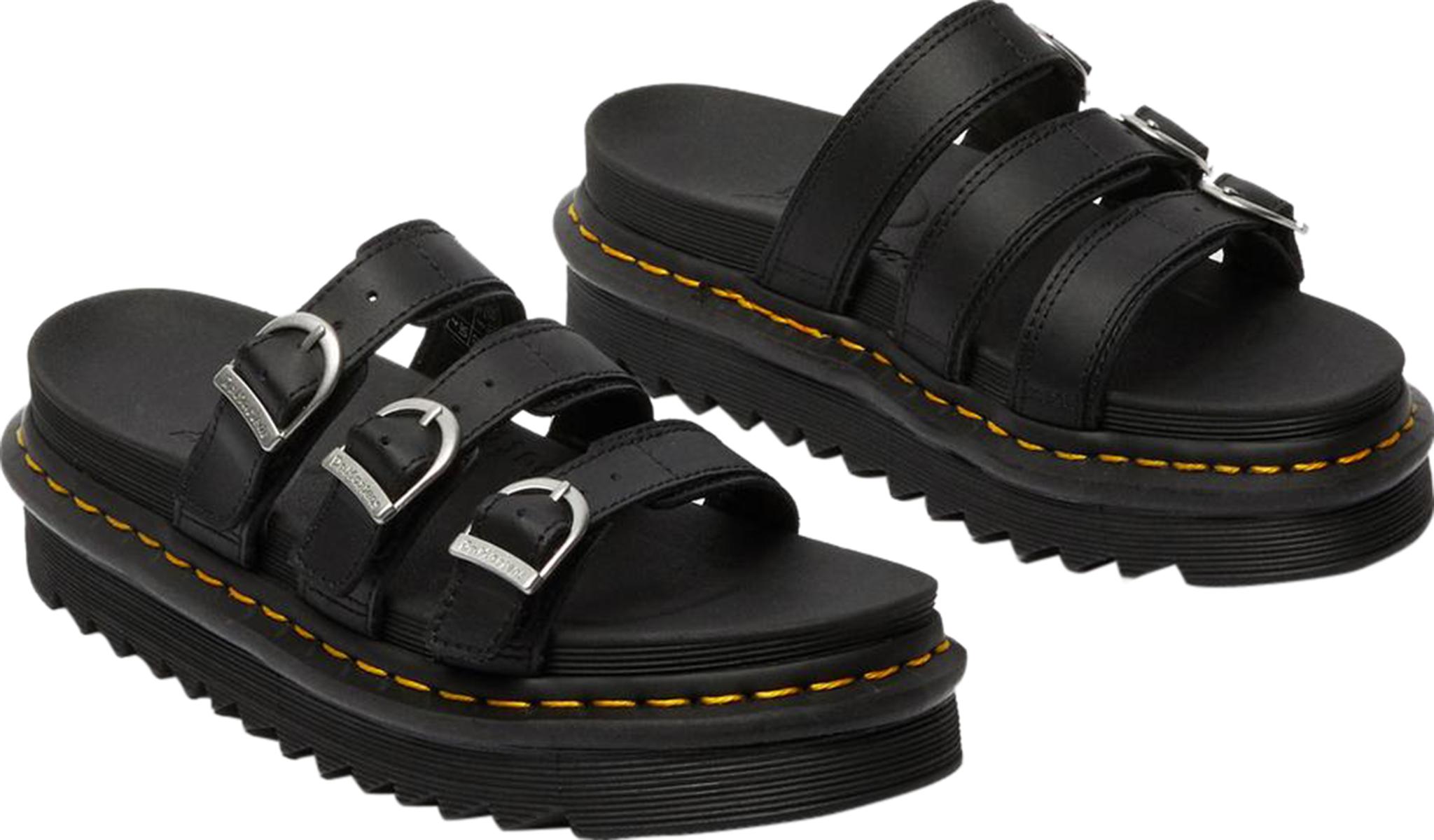 Product gallery image number 2 for product Blaire Leather Slide Sandals - Women's