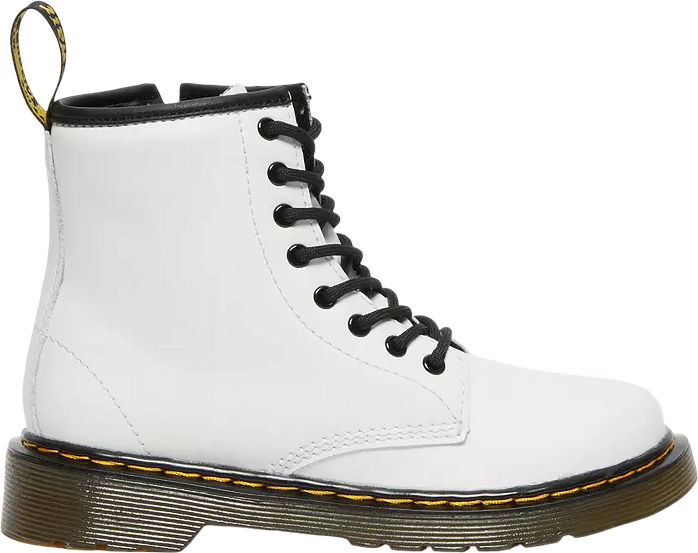 Image de produit pour Bottes à lacets en cuir mat atténué 1460 - Jeune