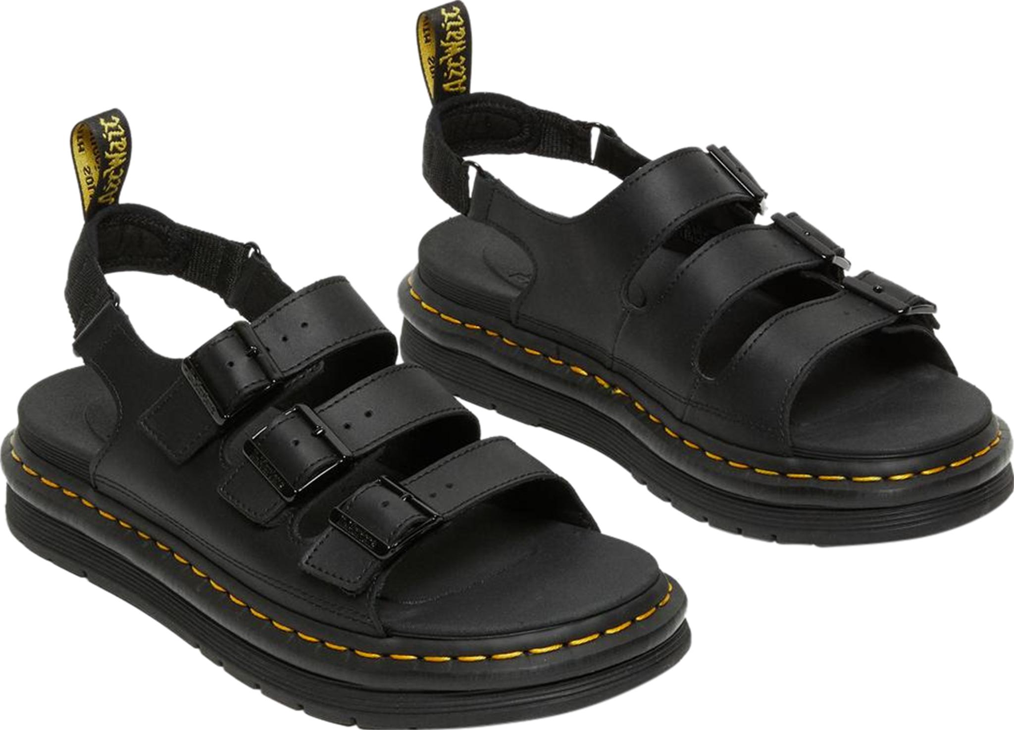 Product gallery image number 7 for product Soloman Leather Strap Sandals - Men's