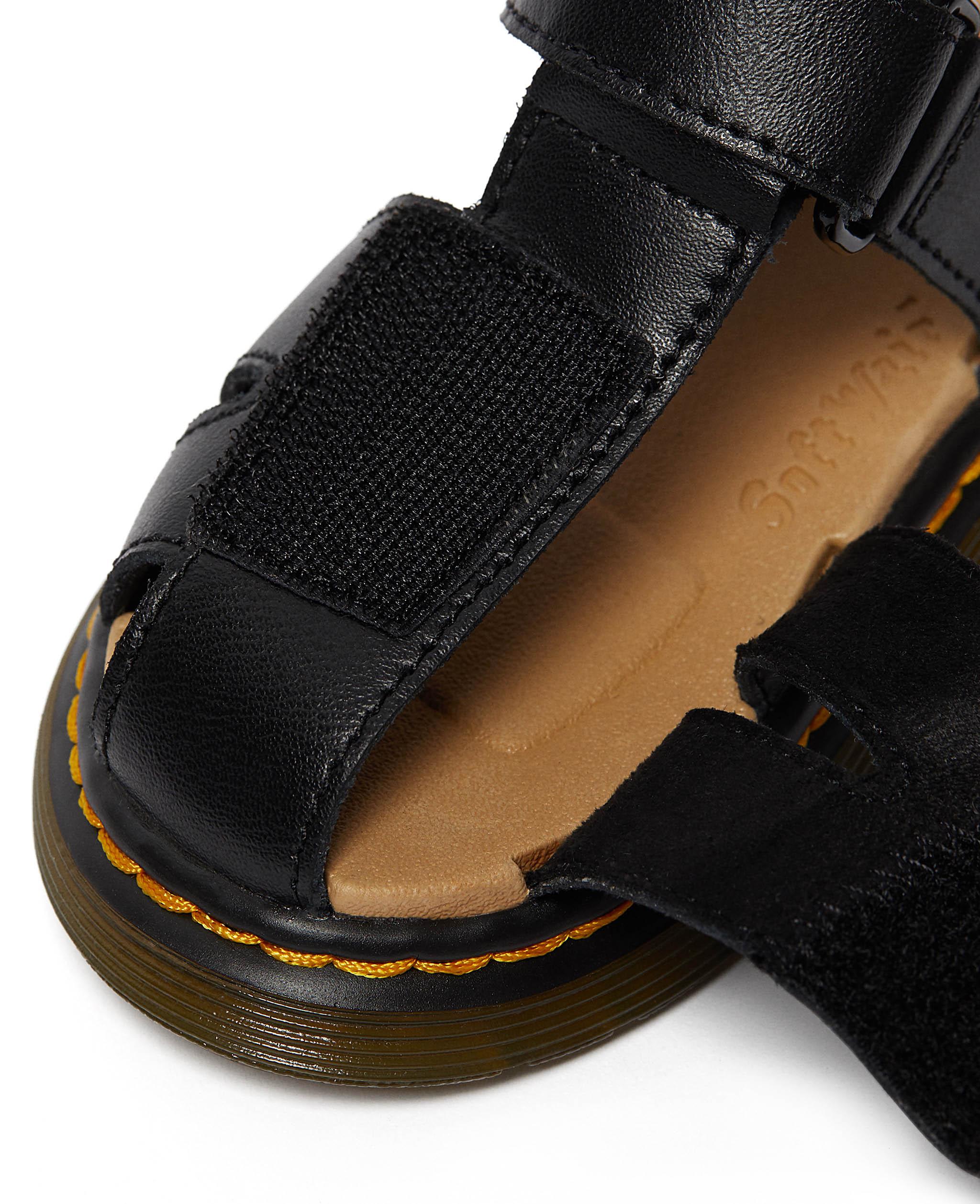Product gallery image number 5 for product Moby II Leather Velcro Sandals - Toddler