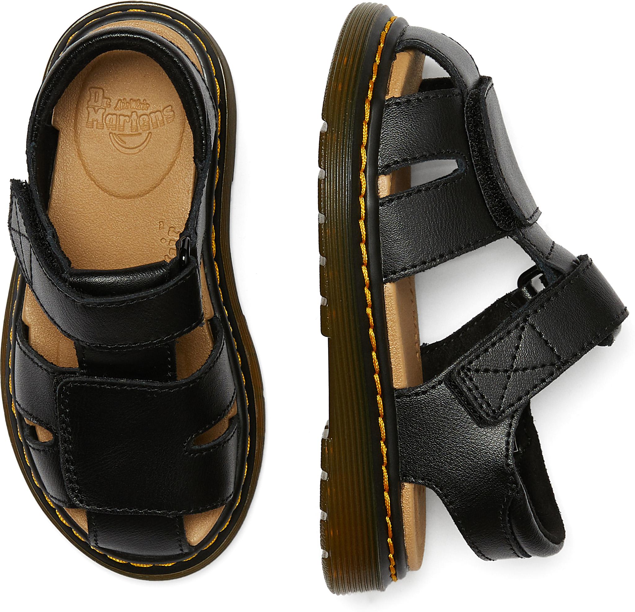 Product gallery image number 6 for product Moby II Leather Velcro Sandals - Toddler