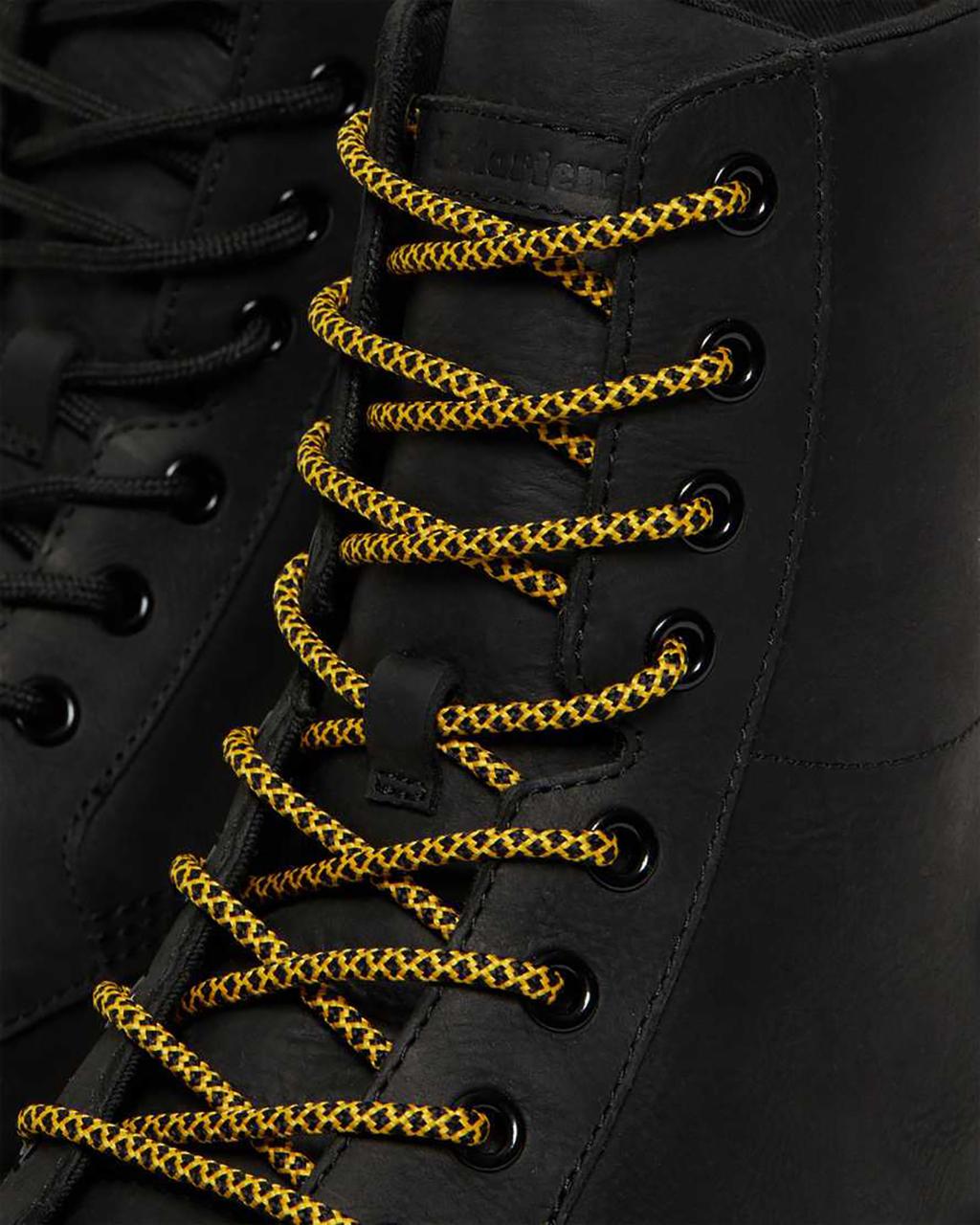 Product gallery image number 4 for product Combs Black Leather Casual Boots - Unisex