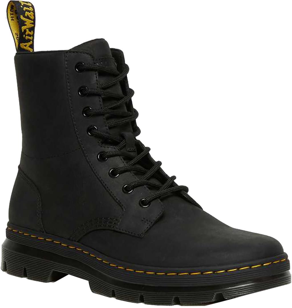 Product gallery image number 5 for product Combs Black Leather Casual Boots - Unisex