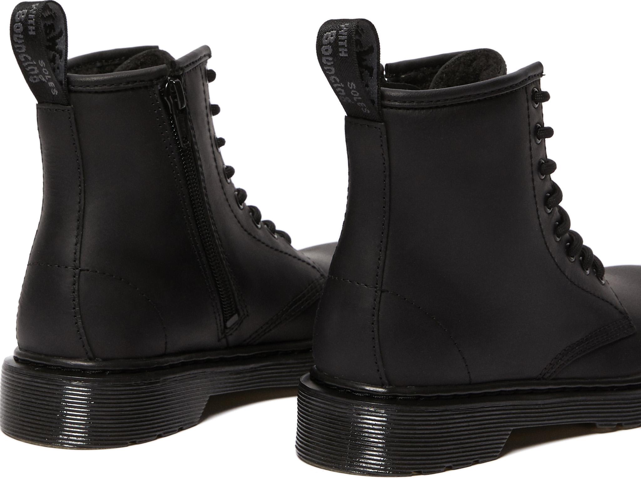 Product gallery image number 4 for product 1460 Serena Leather Faux Fur Lined Boots - Youth