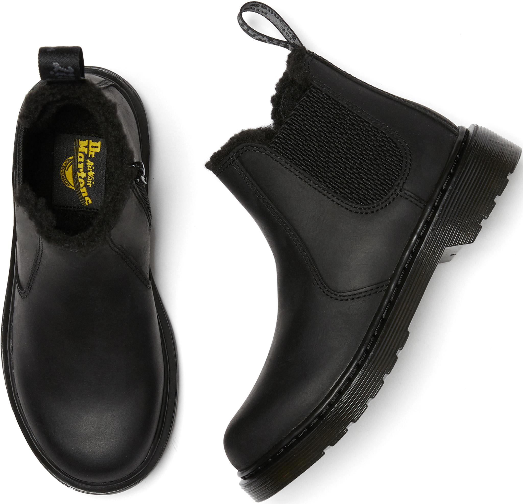 Product gallery image number 3 for product 2976 Faux Fur Lined Chelsea Boots - Youth