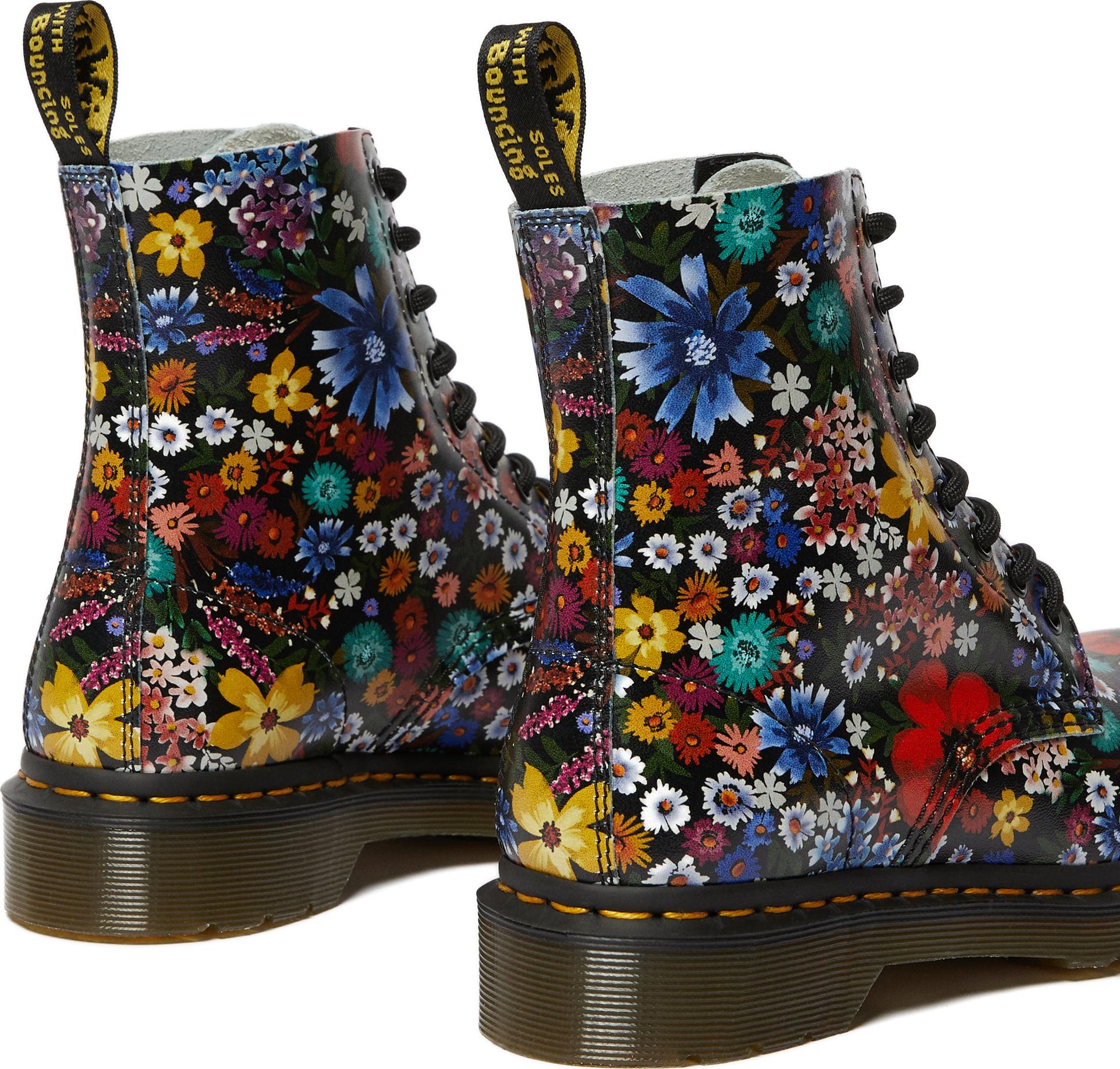 Product gallery image number 2 for product 1460 Pascal Floral Lace Up Boots - Women's