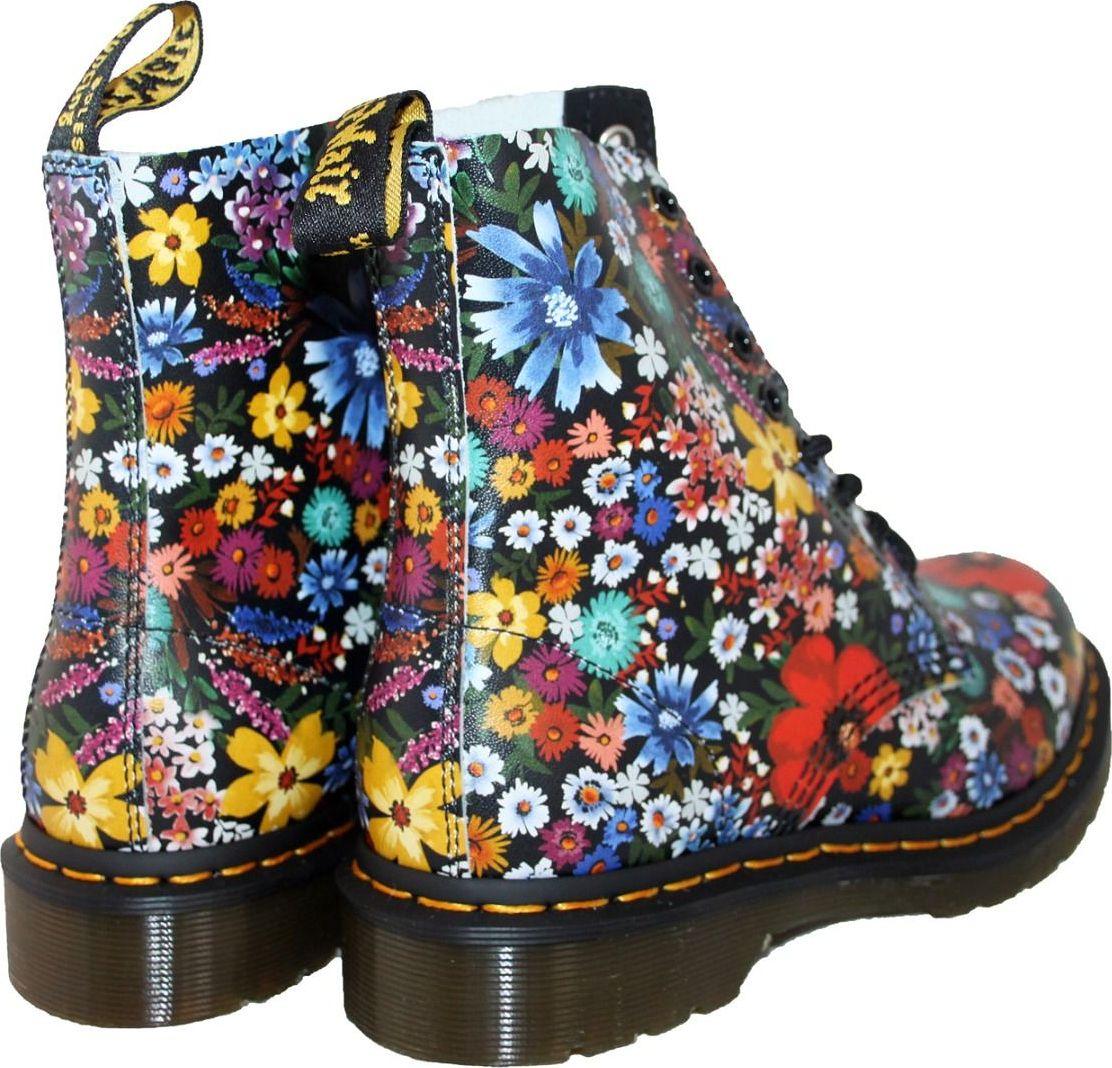 Product gallery image number 9 for product 1460 Pascal Floral Lace Up Boots - Women's