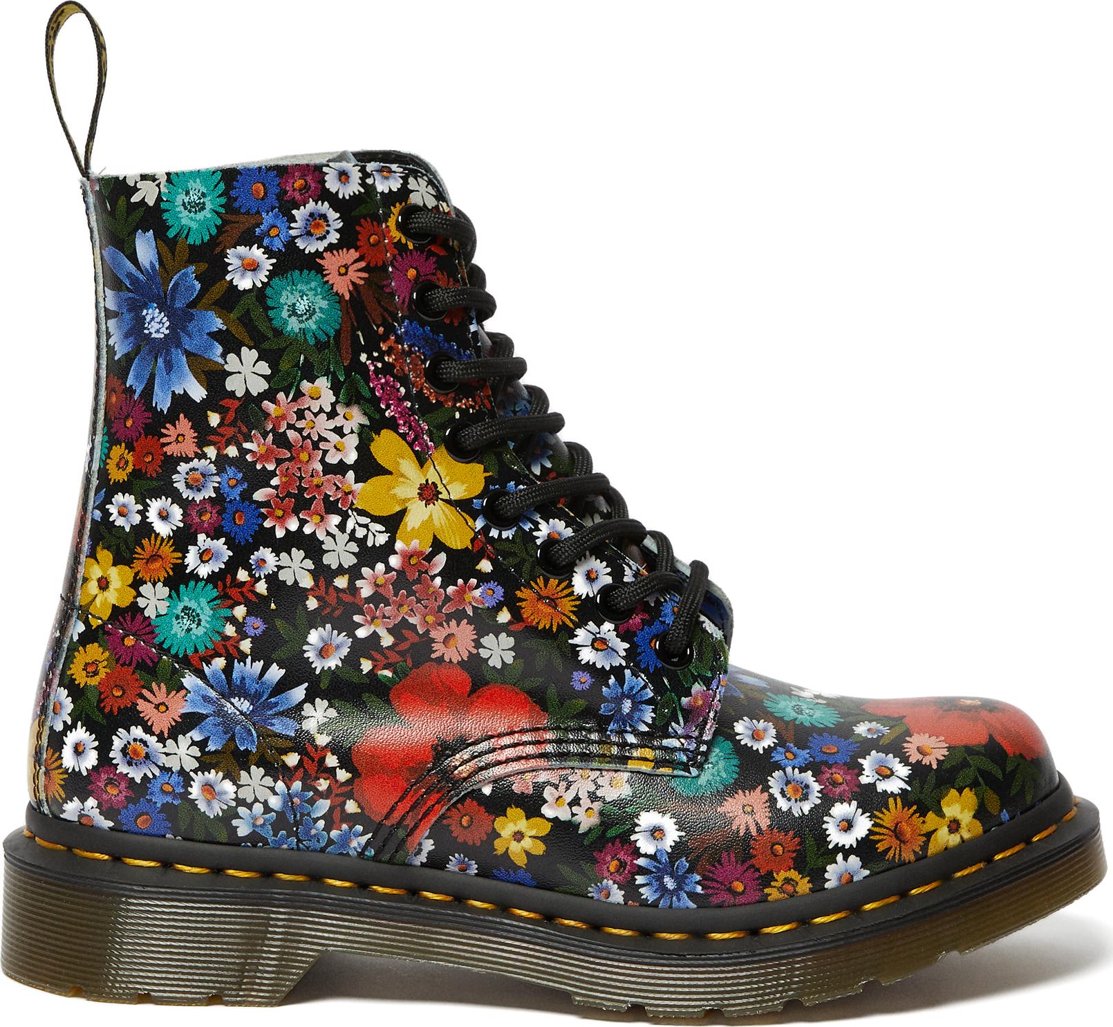 Product gallery image number 4 for product 1460 Pascal Floral Lace Up Boots - Women's