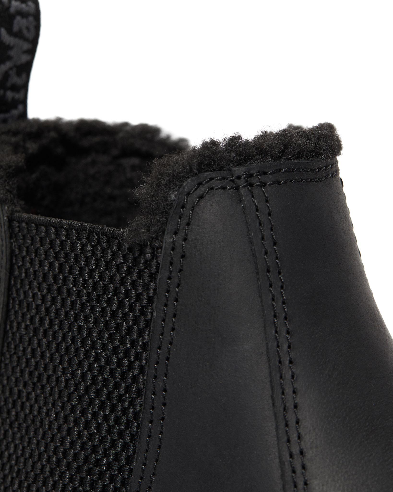 Product gallery image number 4 for product 2976 Faux Fur Lined Leather Chelsea Boots - Youth