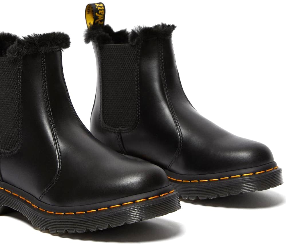 Product gallery image number 5 for product 2976 Leonore Faux Fur Lined Chelsea Boots - Women's