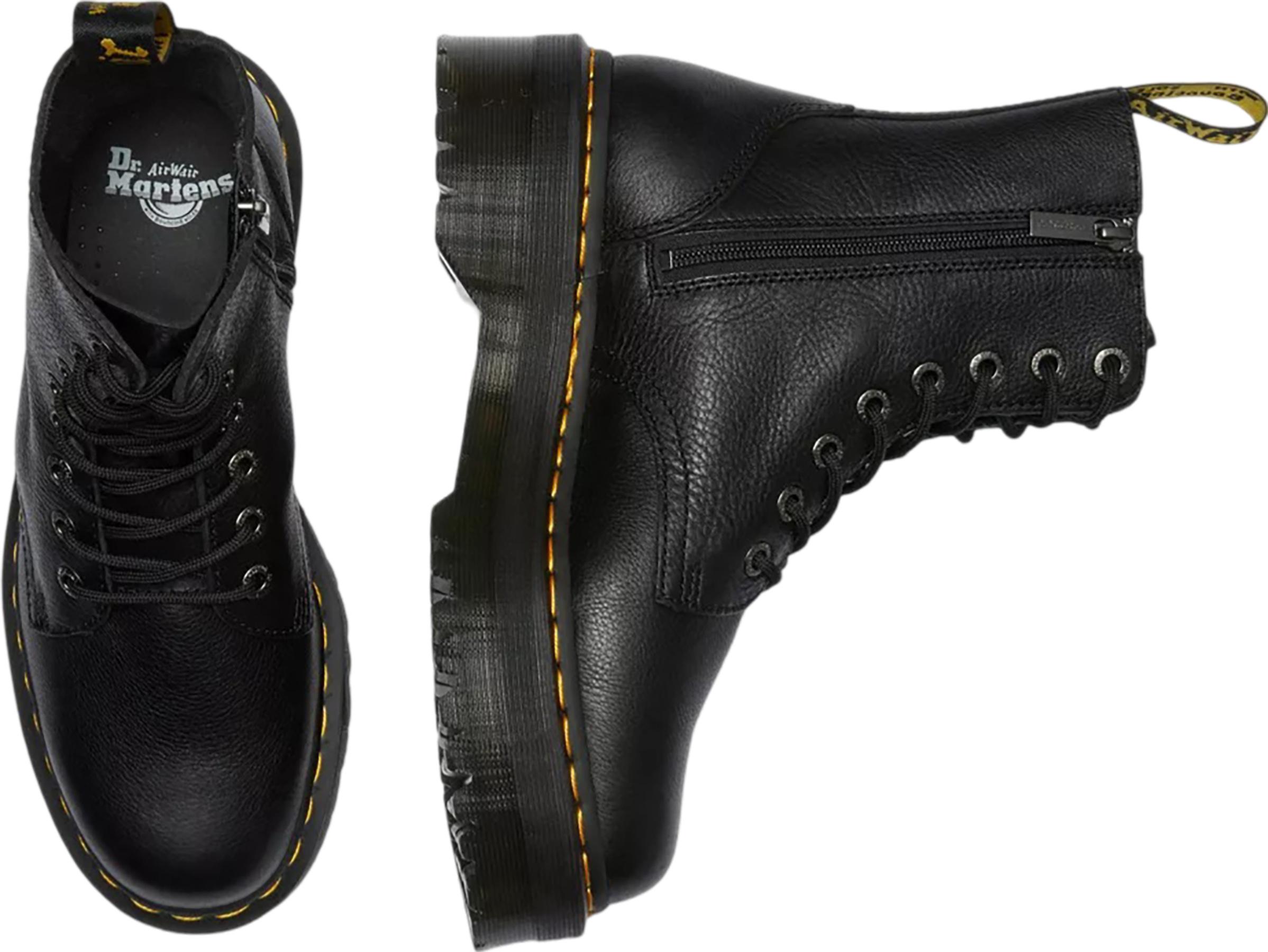 Product gallery image number 7 for product Jadon III Pisa Leather Platform Boots - Unisex