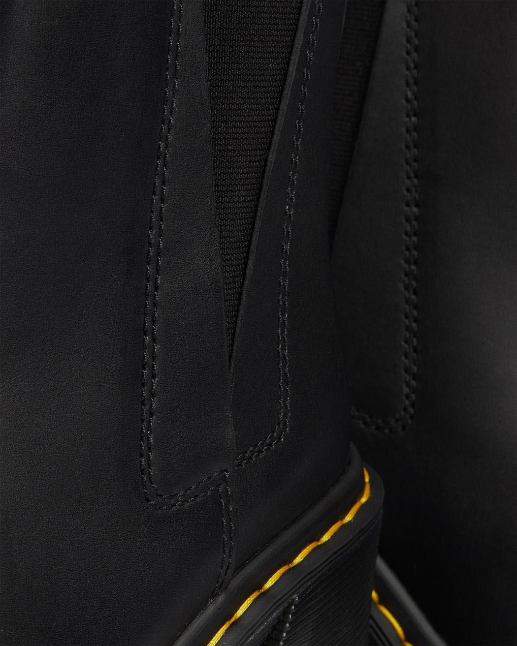 Product gallery image number 4 for product Spence Leather Flared Heel Chelsea Boots - Women’s