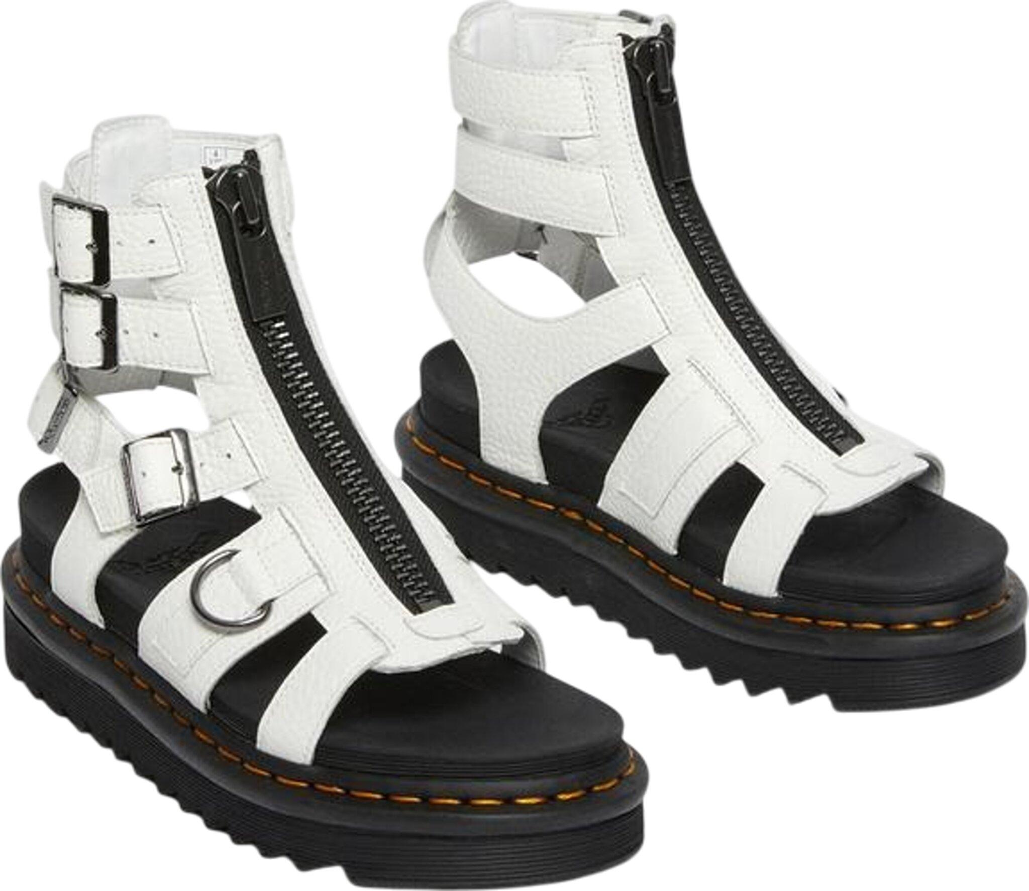 Product gallery image number 6 for product Olson Zipped Leather Strap Sandals - Women's