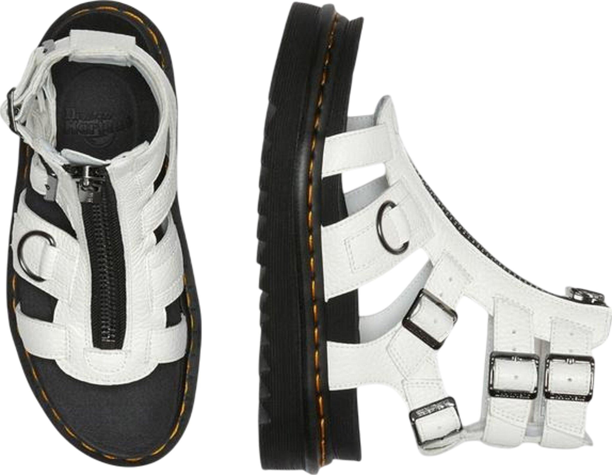 Product gallery image number 9 for product Olson Zipped Leather Strap Sandals - Women's