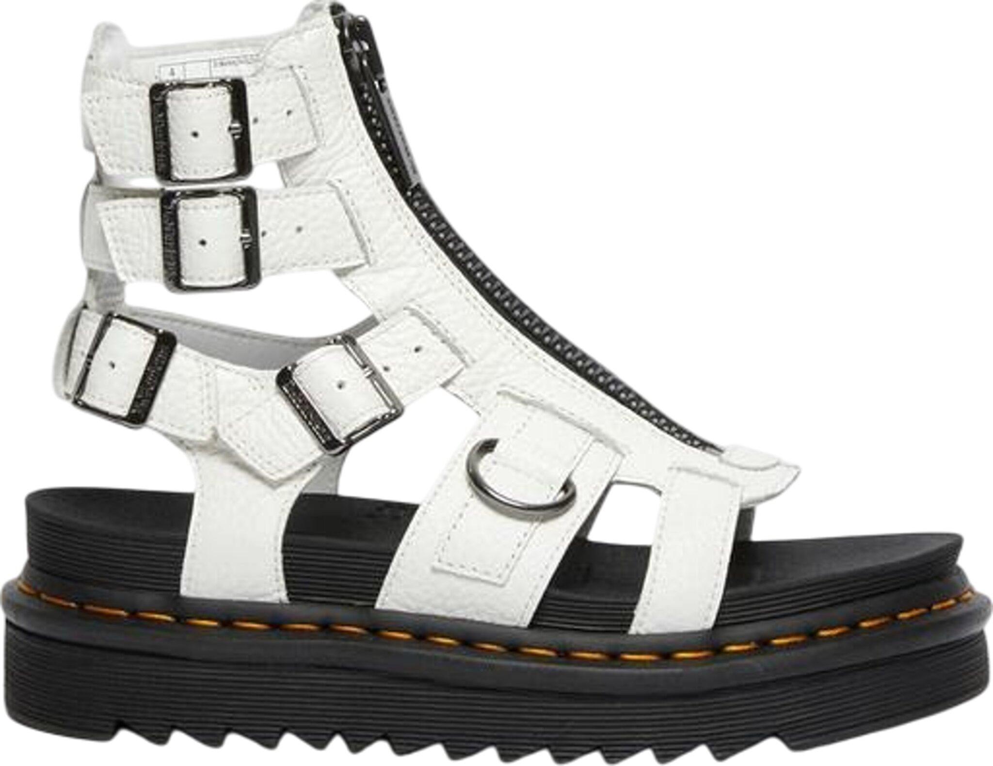 Product gallery image number 1 for product Olson Zipped Leather Strap Sandals - Women's