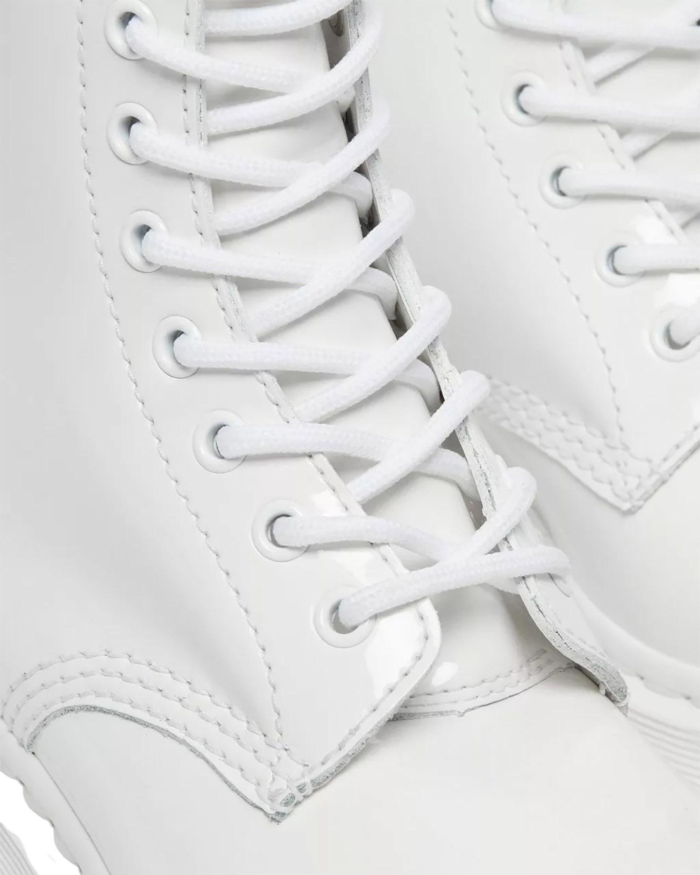 Product gallery image number 4 for product 1460 Mono Patent Leather Lace Up Boots - Women's