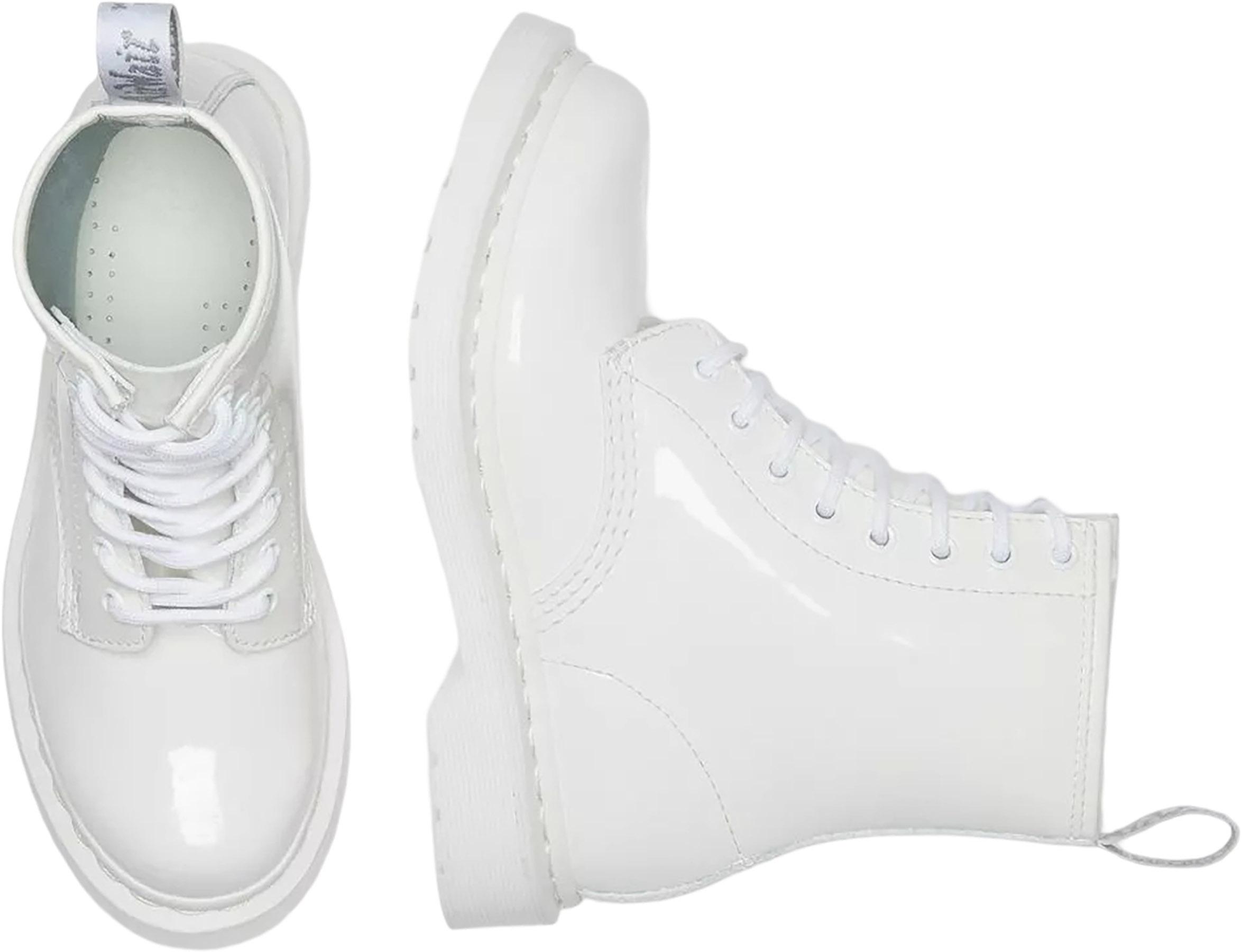 Product gallery image number 6 for product 1460 Mono Patent Leather Lace Up Boots - Women's