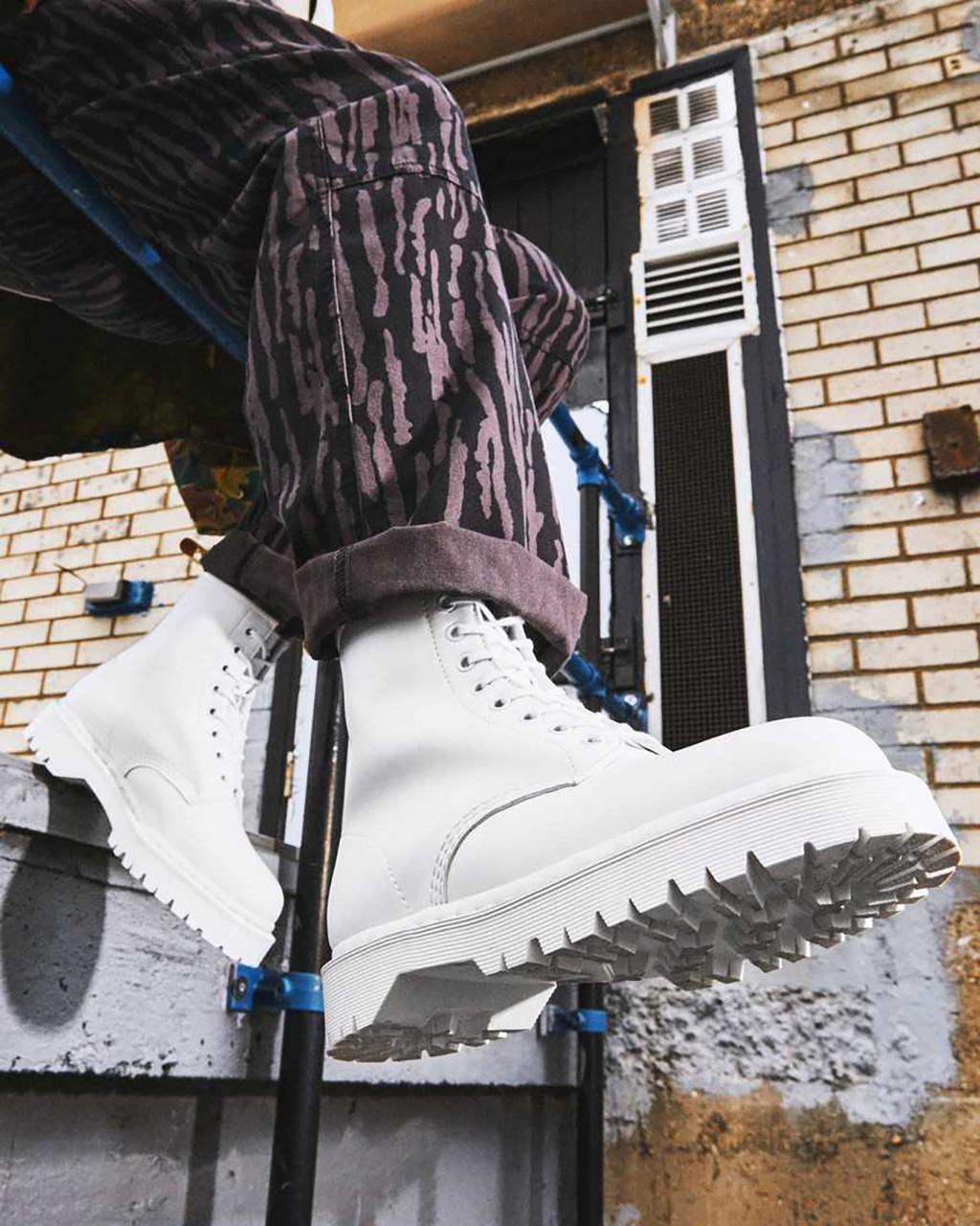 Product gallery image number 7 for product Vegan 1460 Bex Mono Kemble Platform Boots - Unisex