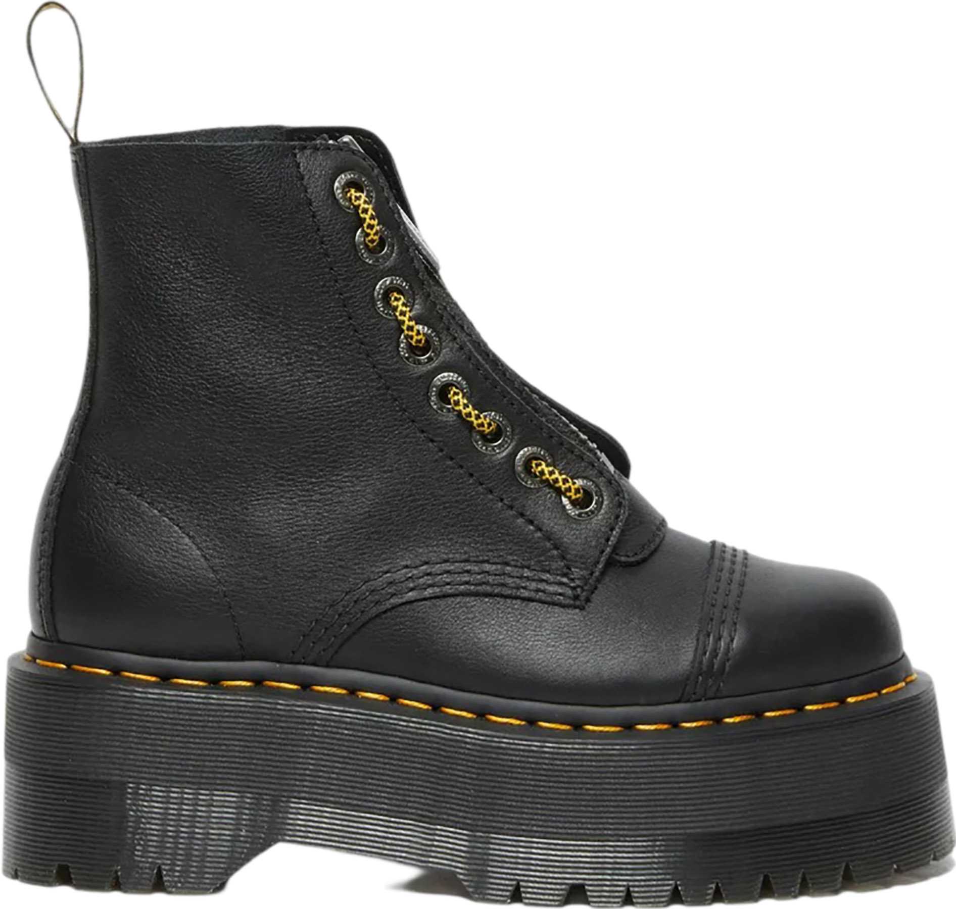 Product image for Bottes à plateforme en cuir Sinclair Max Pisa - Femme