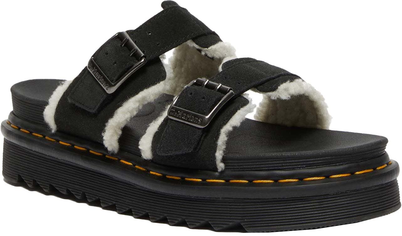 Product gallery image number 2 for product Myles Black E.H.Suede Sandals - Unisex