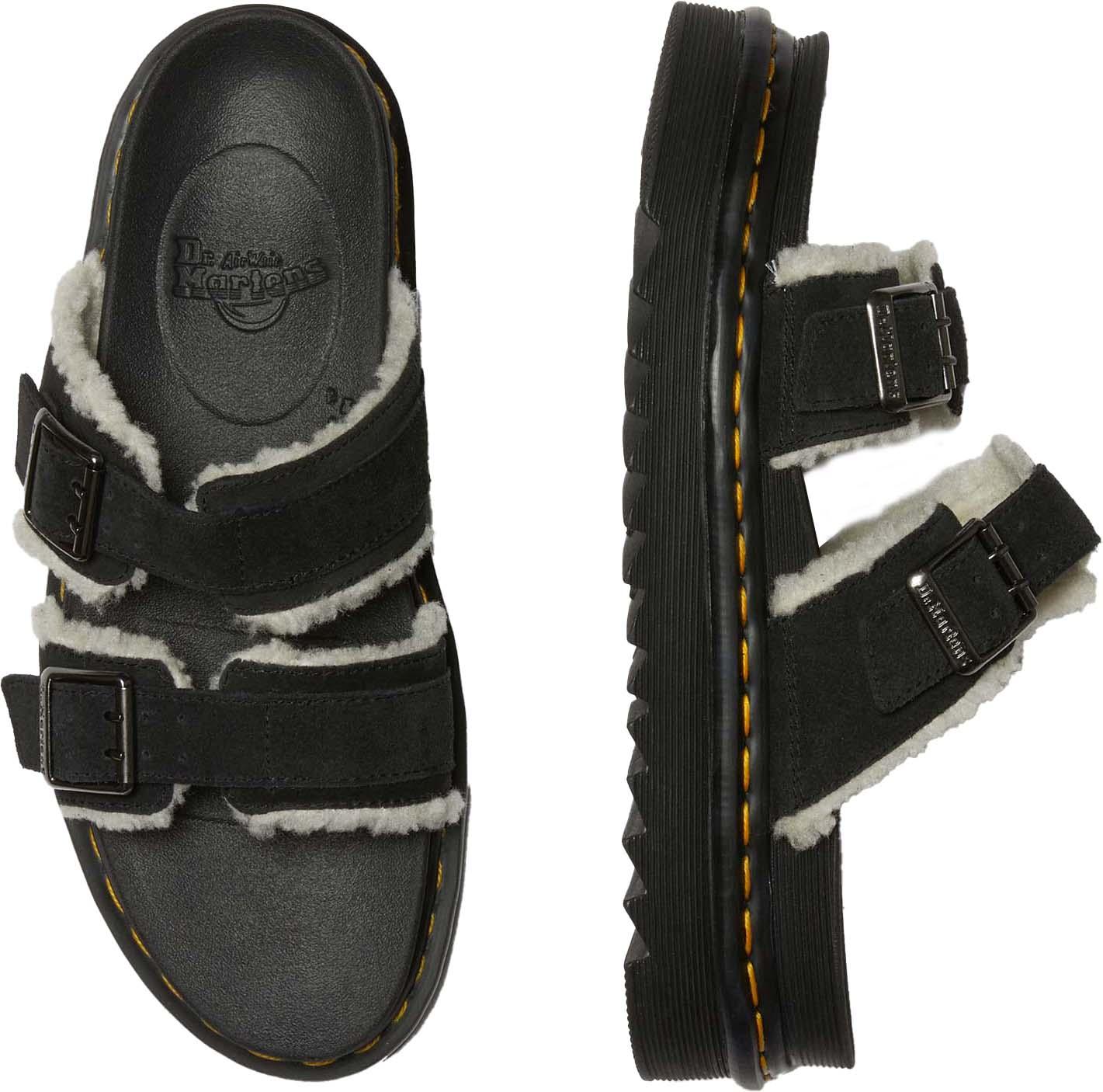 Product gallery image number 3 for product Myles Black E.H.Suede Sandals - Unisex