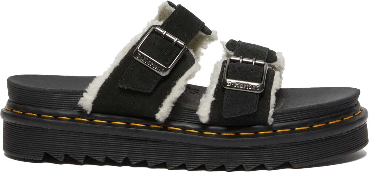 Product gallery image number 1 for product Myles Black E.H.Suede Sandals - Unisex