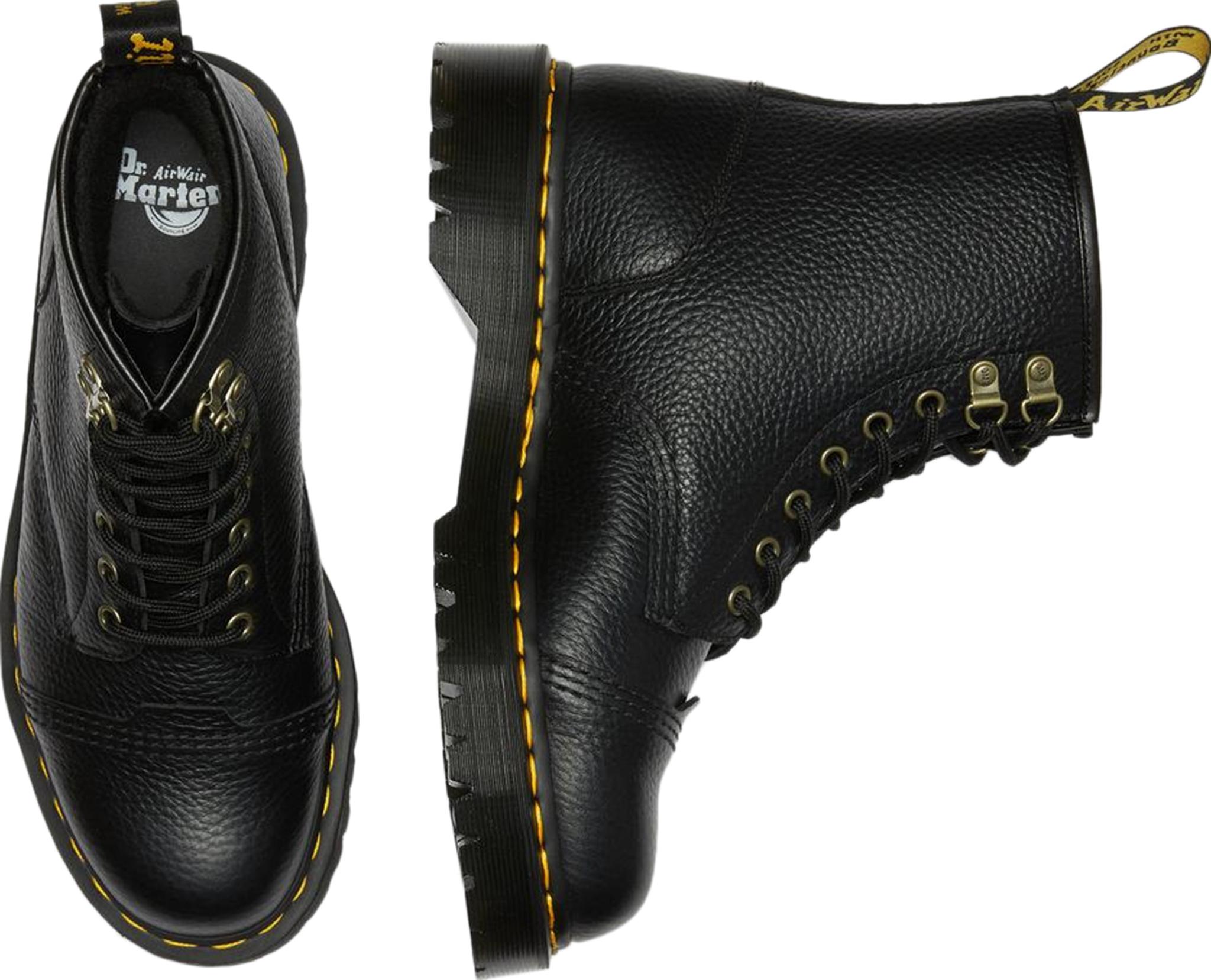 Product gallery image number 7 for product 1460 Bex Faux Fur Lined Leather Lace Up Boots - Unisex