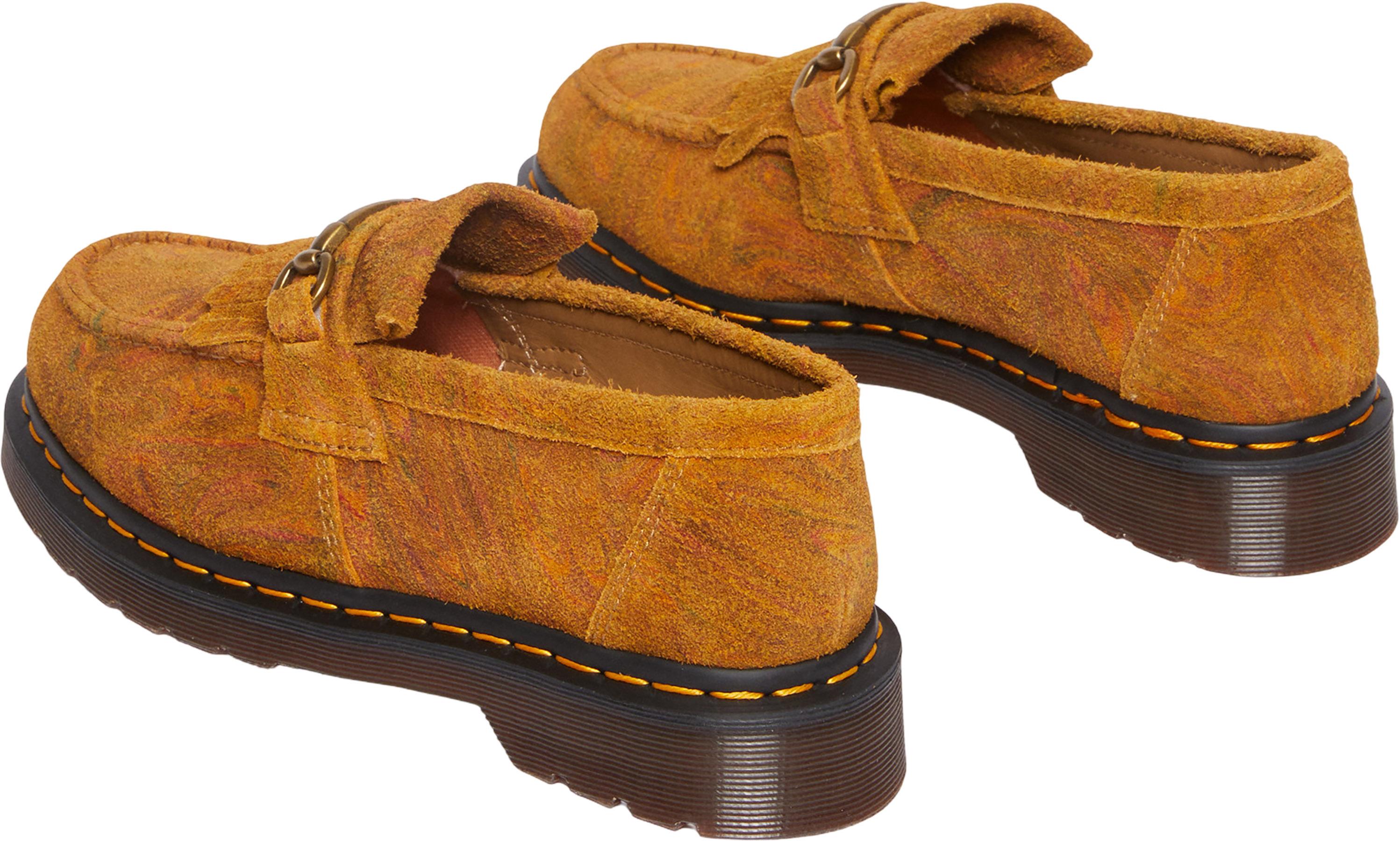 Product gallery image number 2 for product Adrian Snaffle Marbled Suede Loafers - Unisex