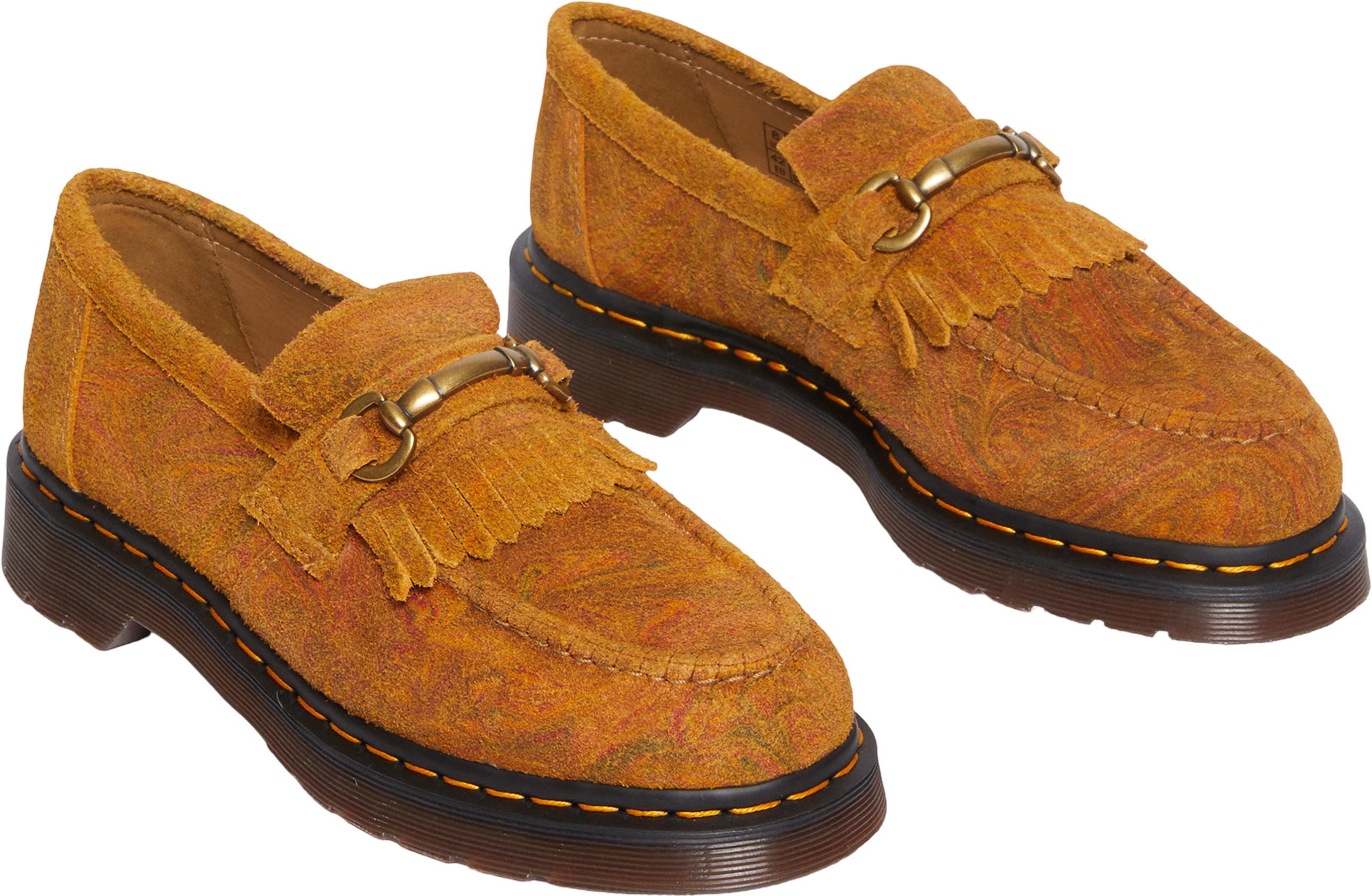 Product gallery image number 5 for product Adrian Snaffle Marbled Suede Loafers - Unisex
