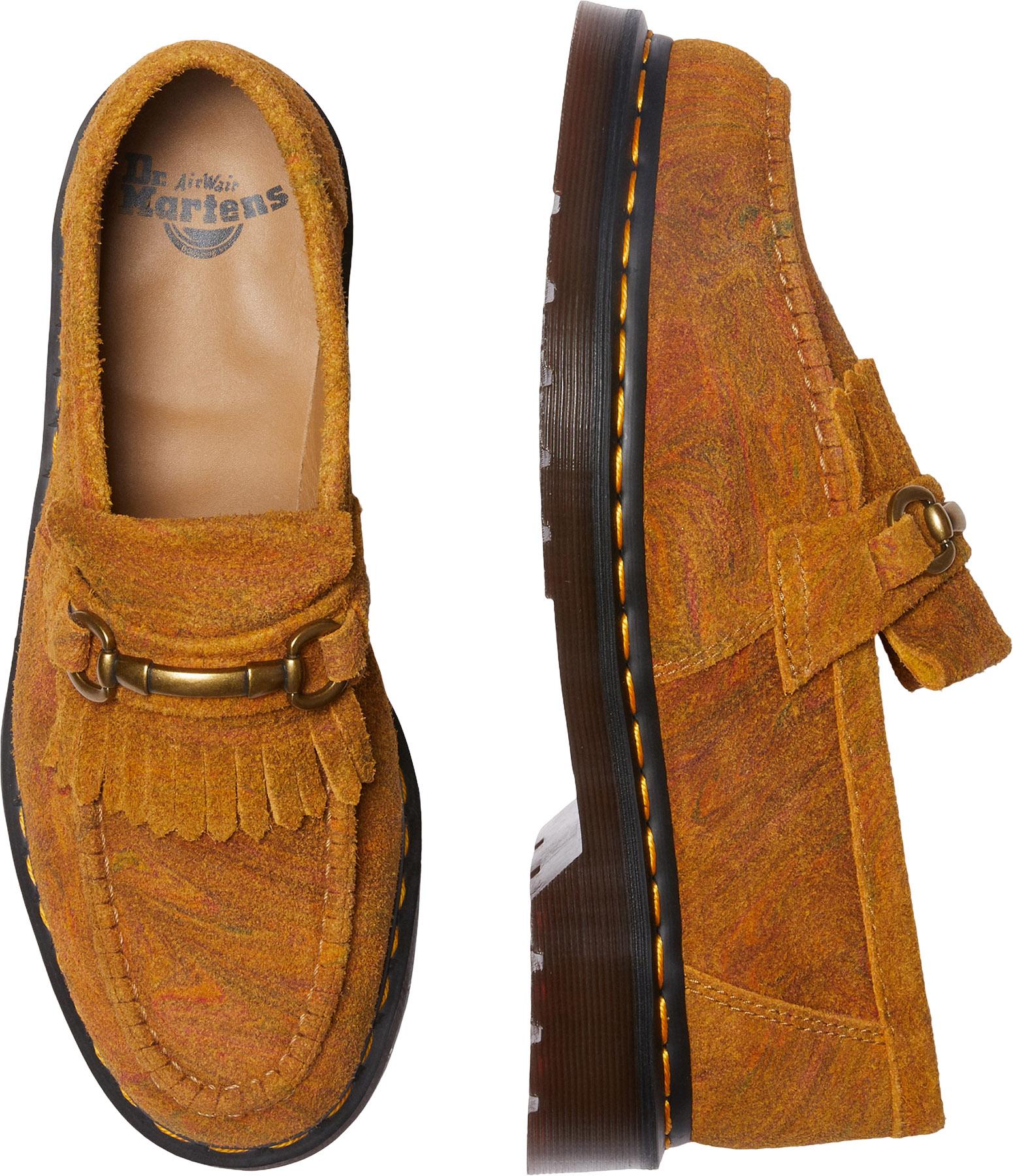 Product gallery image number 6 for product Adrian Snaffle Marbled Suede Loafers - Unisex